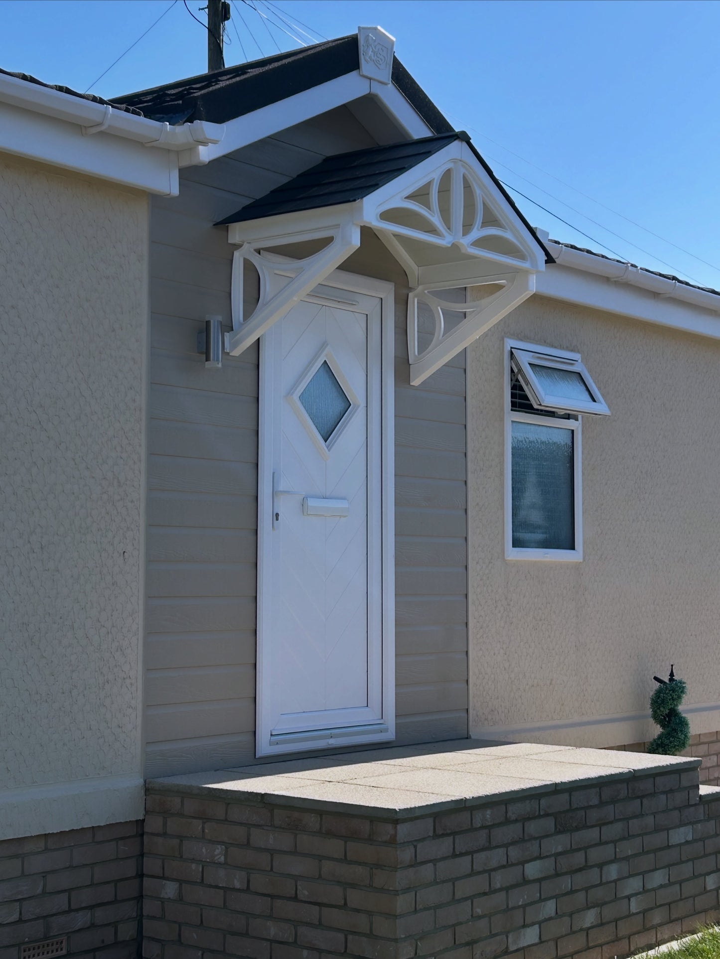 Althorp Door Canopy 149cm - Flat Pack Porch Canopy