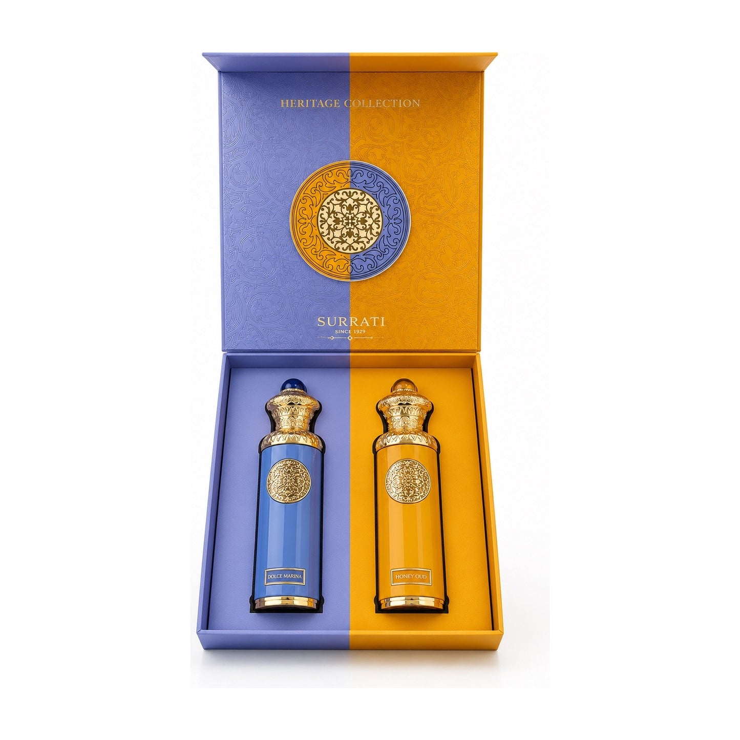 Dolce marina - Honey oud | Gift Set | Eau De Parfum | 140ml x 2