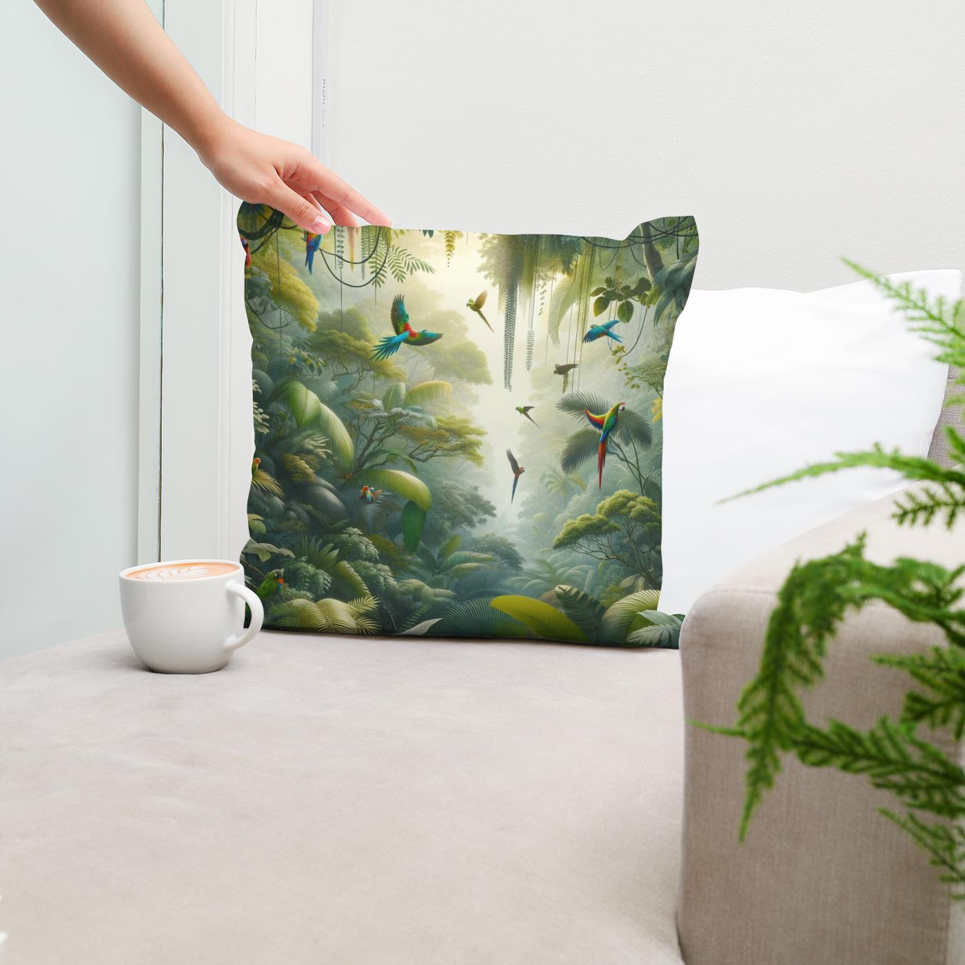 Enchanted Glade Cotton Cushion