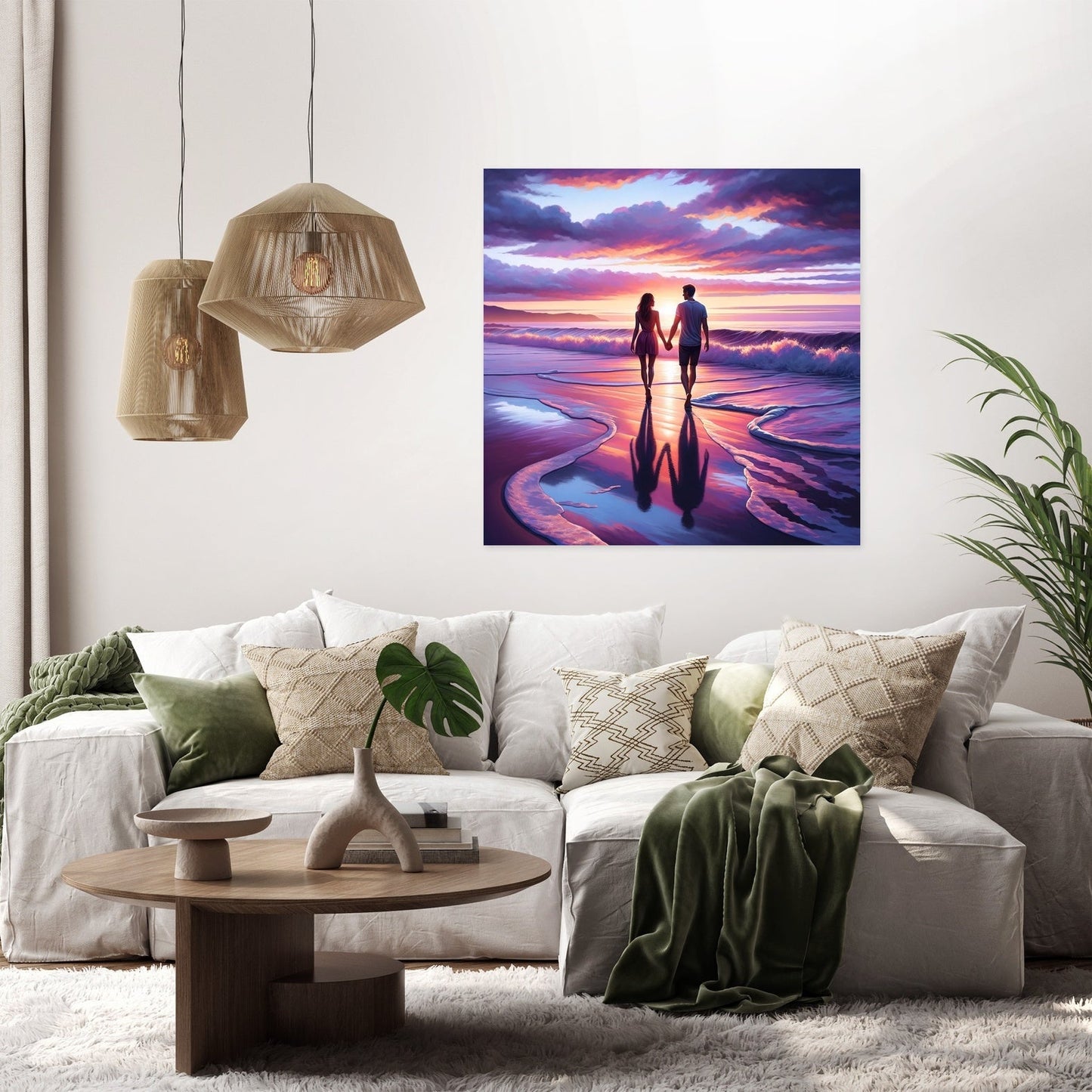 Seaside Embrace Canvas