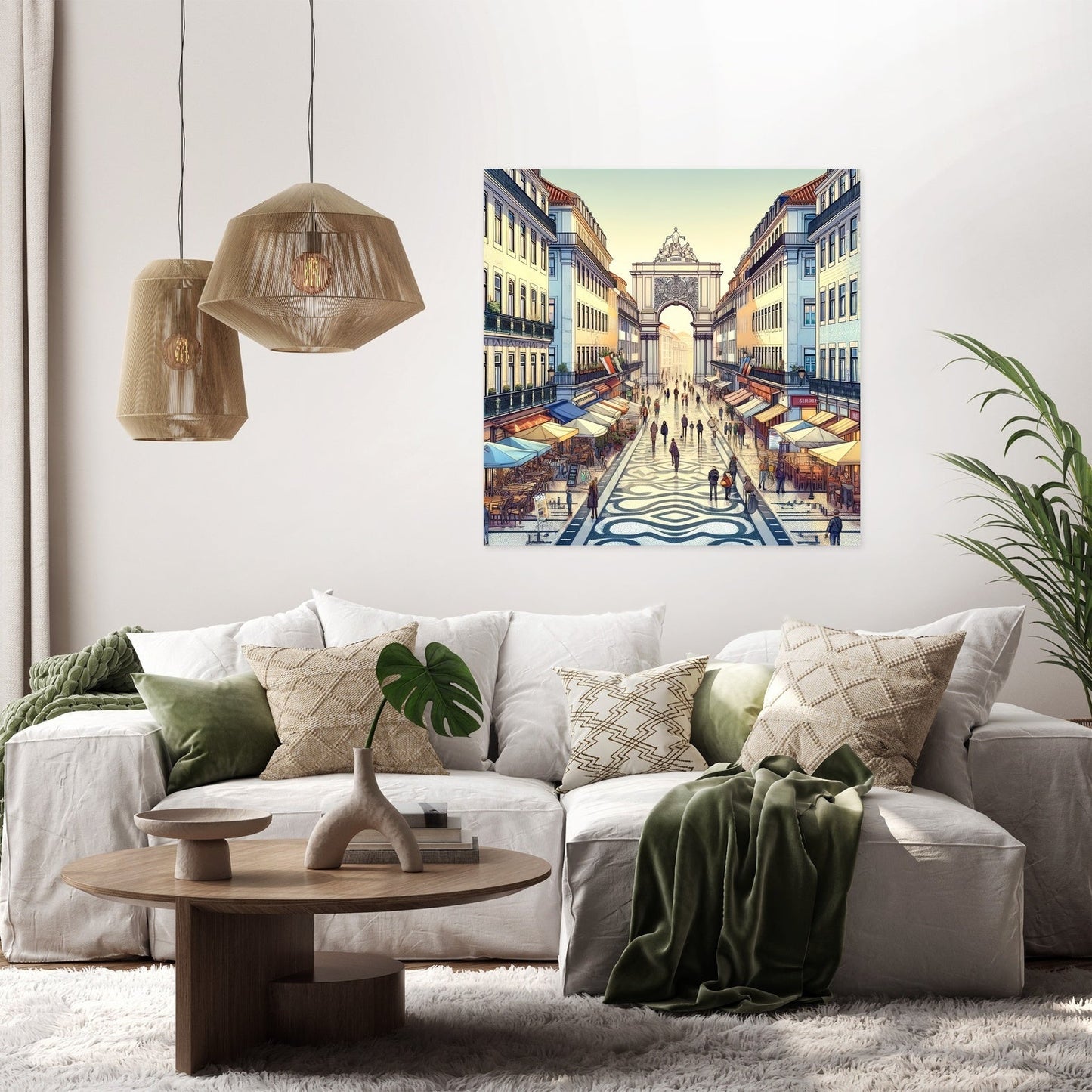 Rua Augusta Lisboa Canvas
