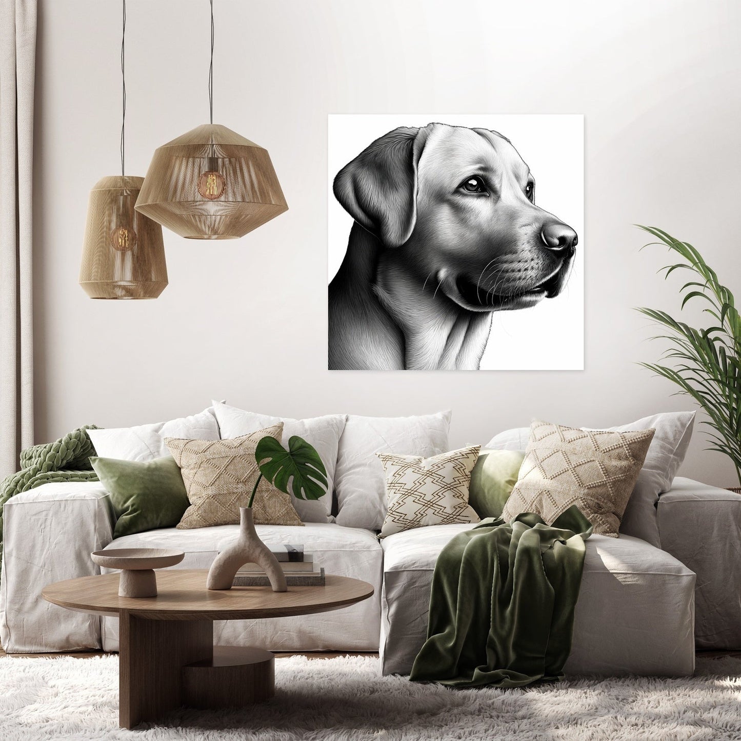Loyal Gaze Canvas