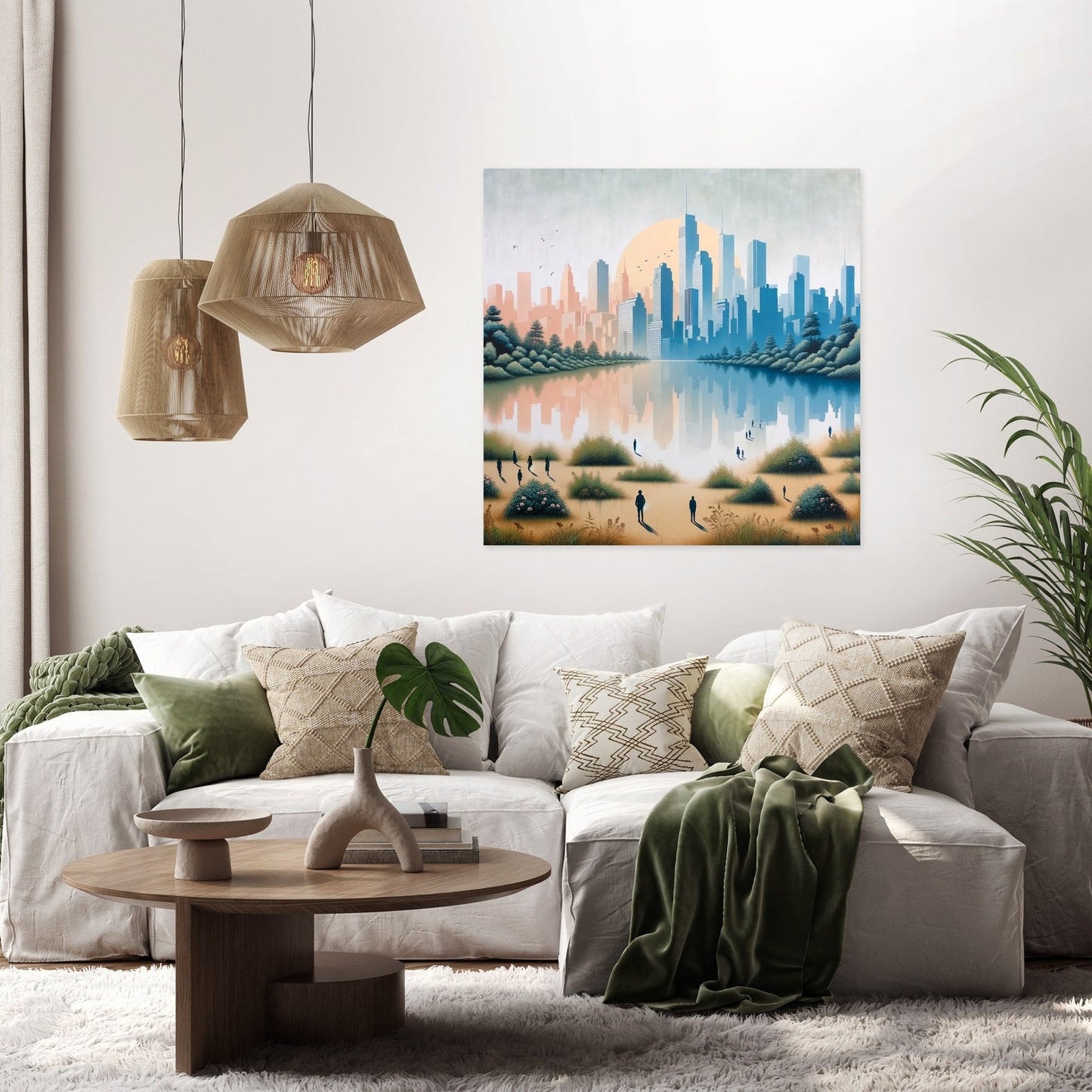 Skyline Harmony Canvas
