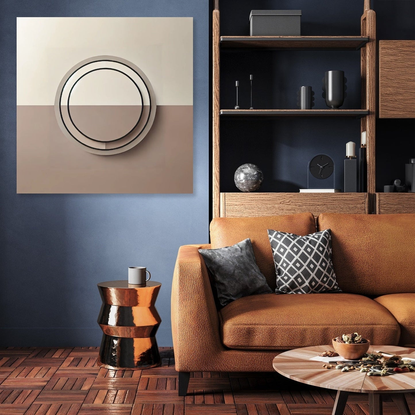 Modern Circle Canvas