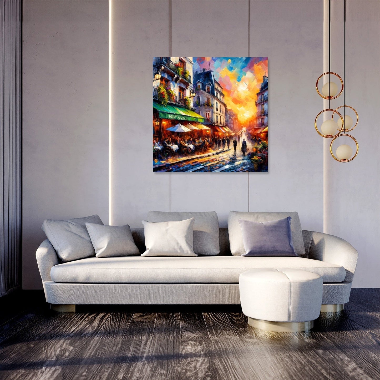 Whispers of Montmartre Paris Canvas