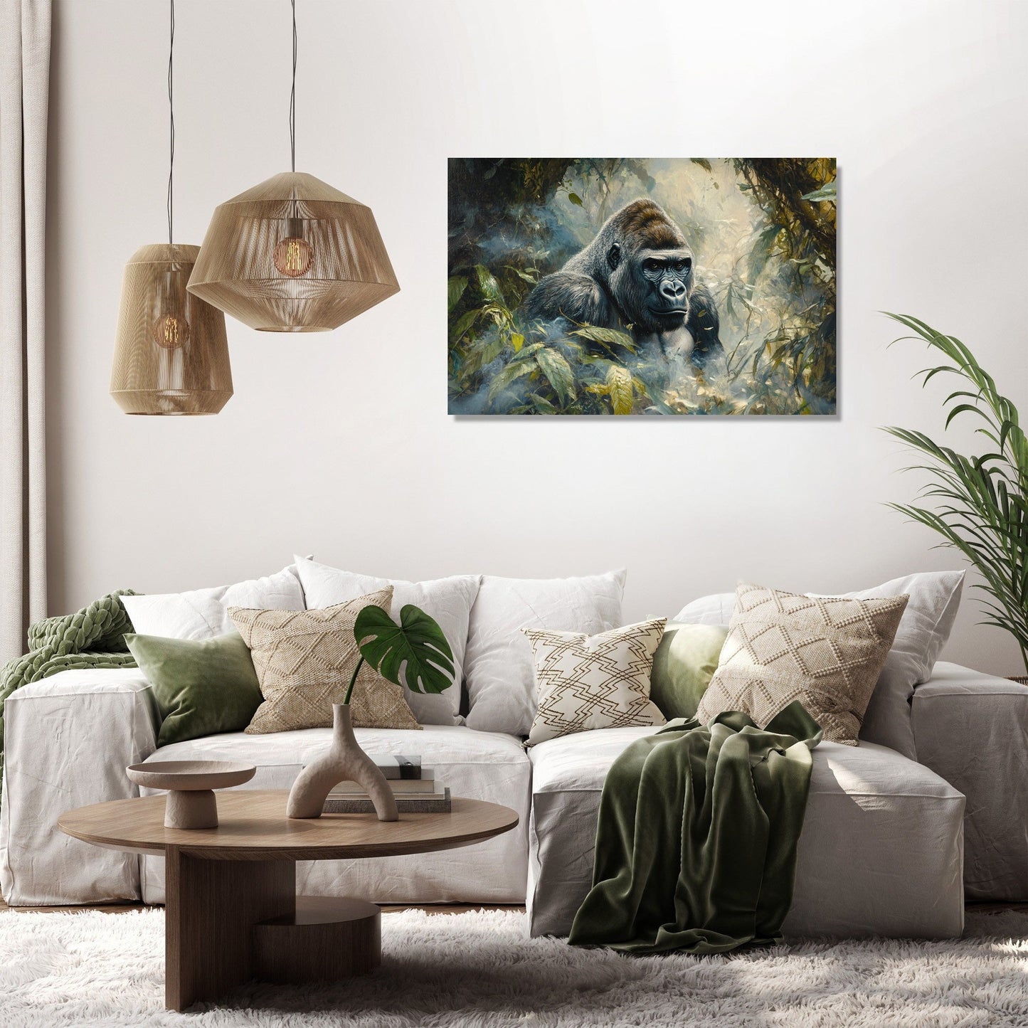 Silverback Jungle Canvas