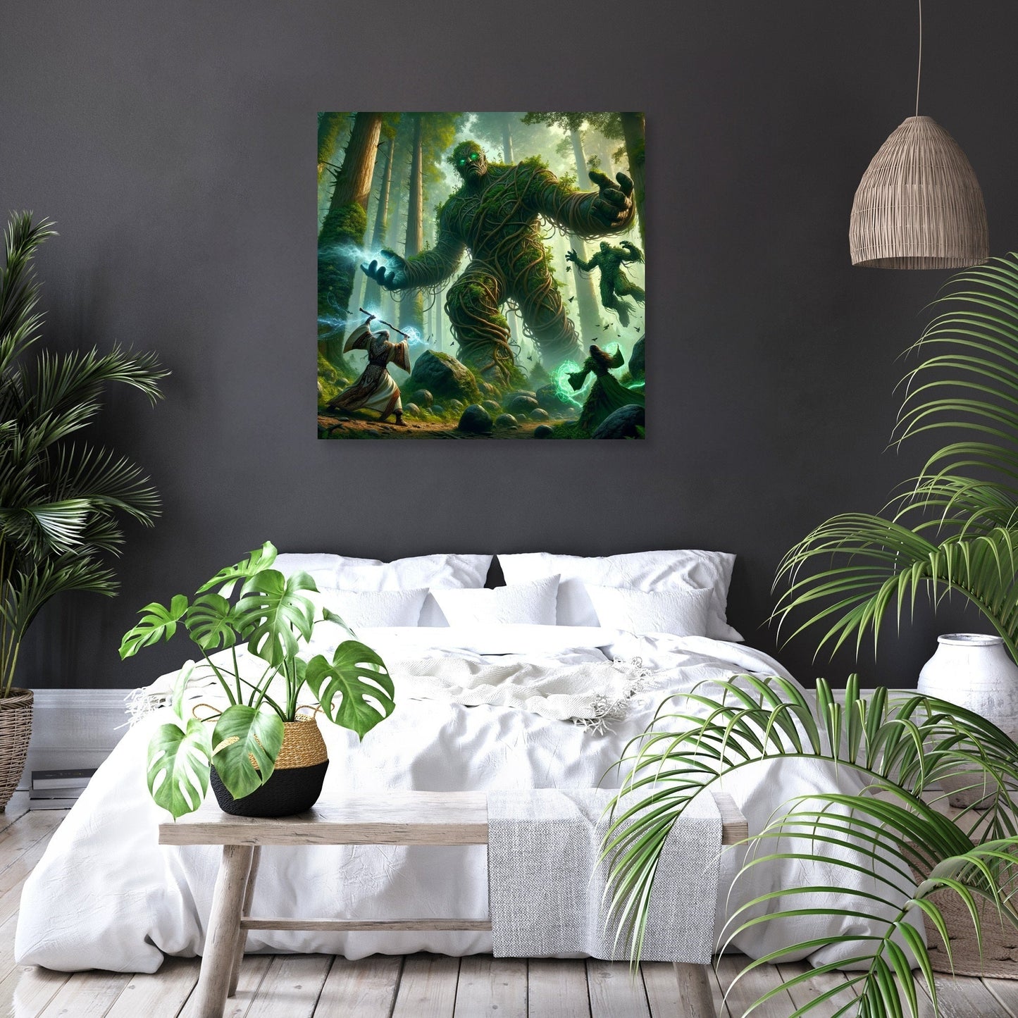 Forest Guardians' Standoff Canvas