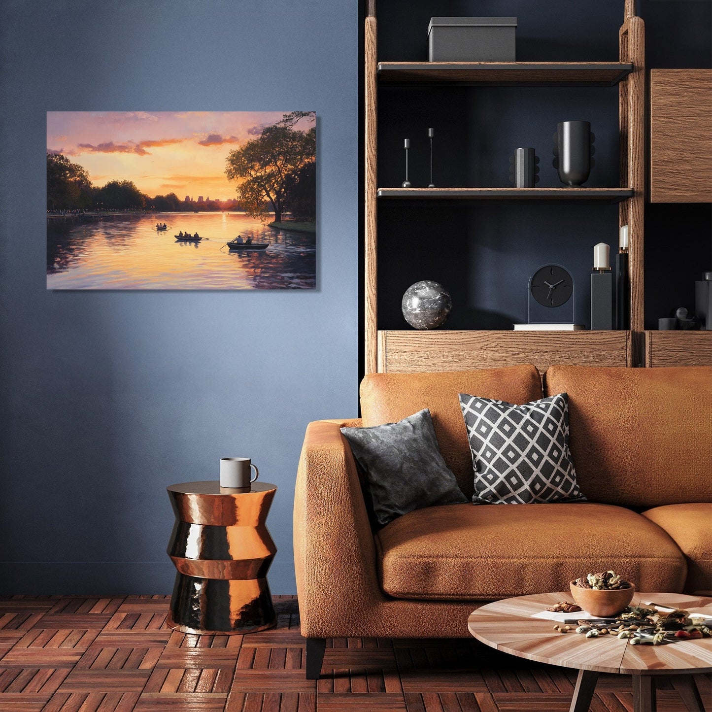 Sunset Serpentine Canvas