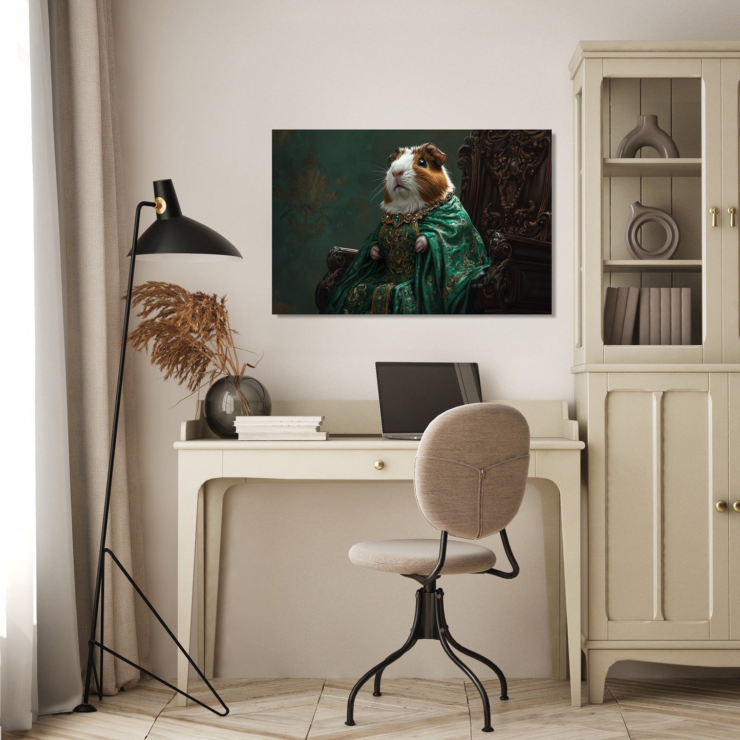 Regal Guinea Pig Canvas