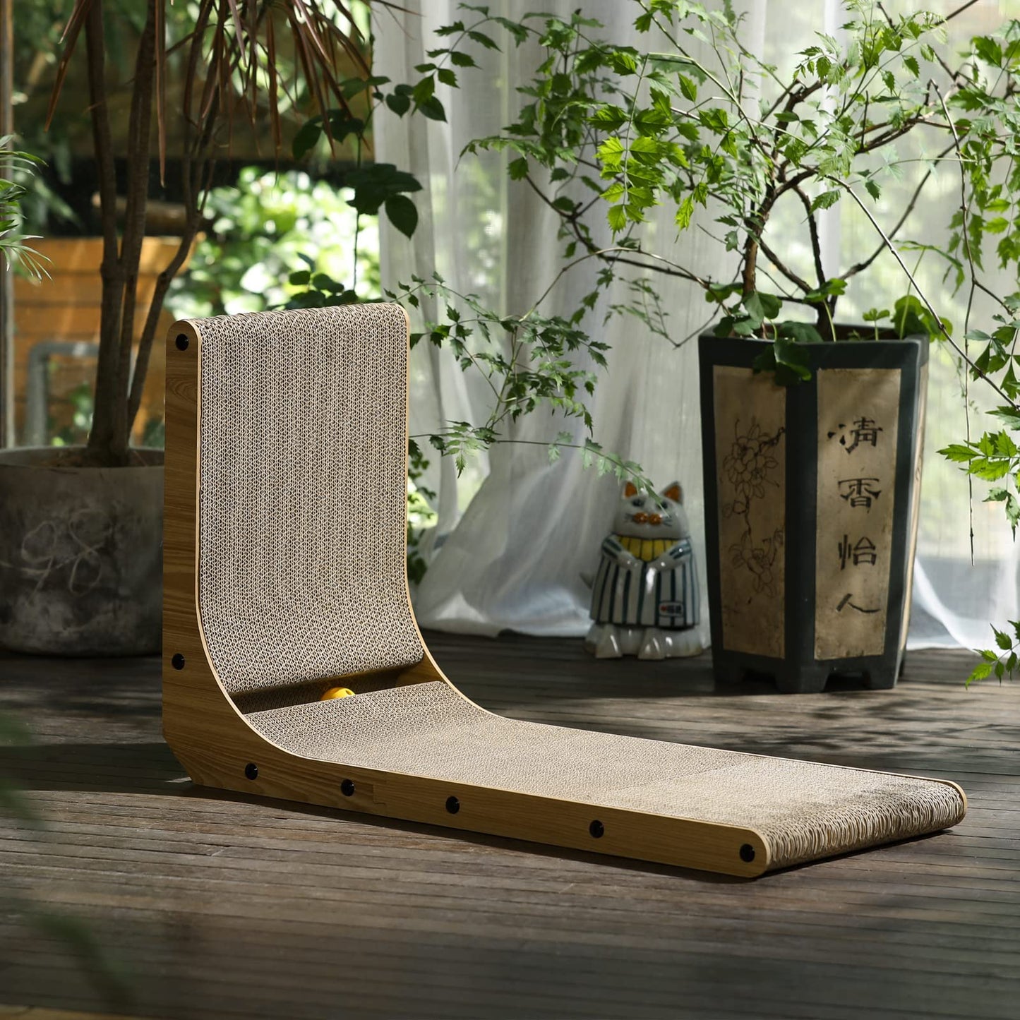 FUKUMARU Cat Scratcher, Large L Shape