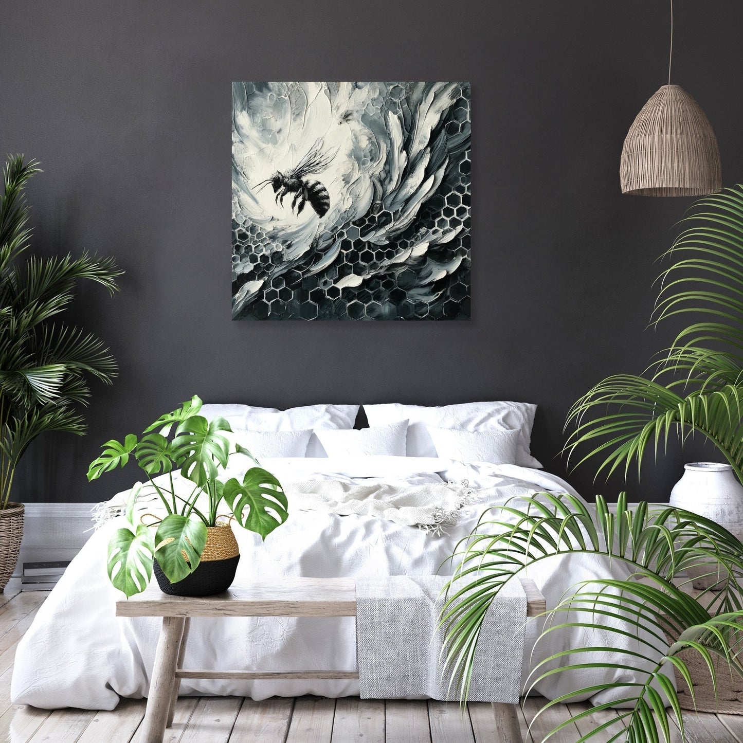Essence of Hive Bee Canvas