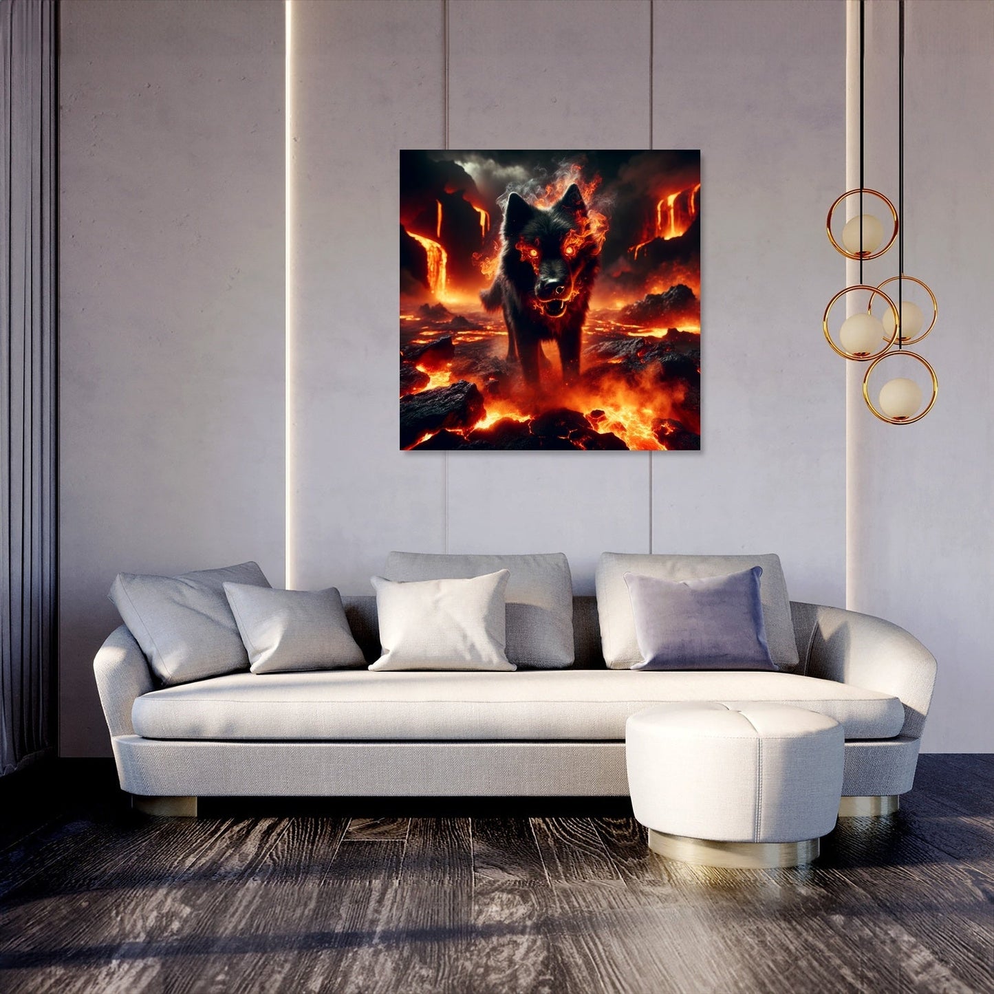 Hellhound of the Underworld Canvas
