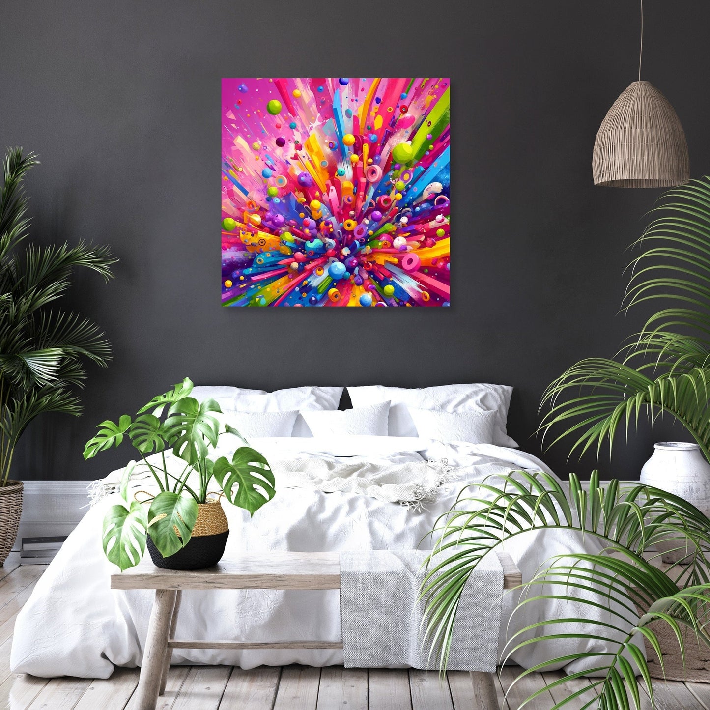 Amusement Sparked Canvas
