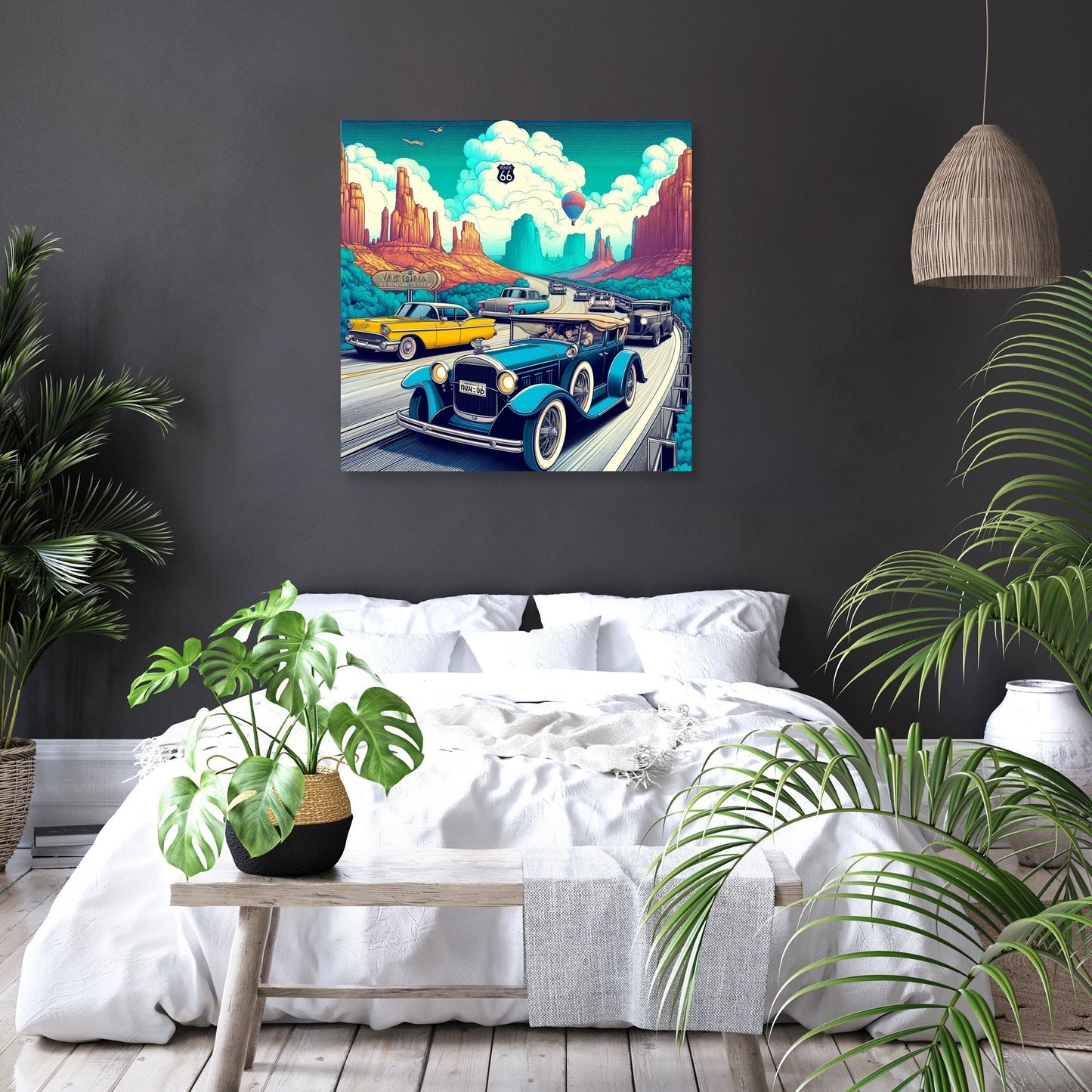 Retro Road Trip Canvas