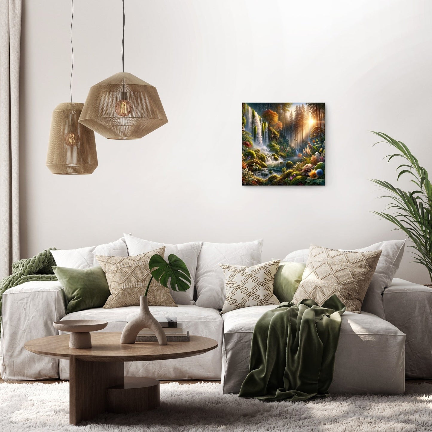 Waterfall Oasis Canvas