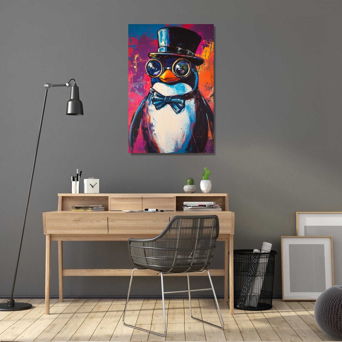 Millionaire Penguin Vision Canvas