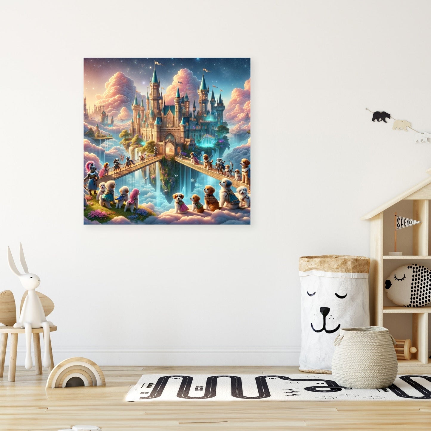 Skyward Castle Canvas
