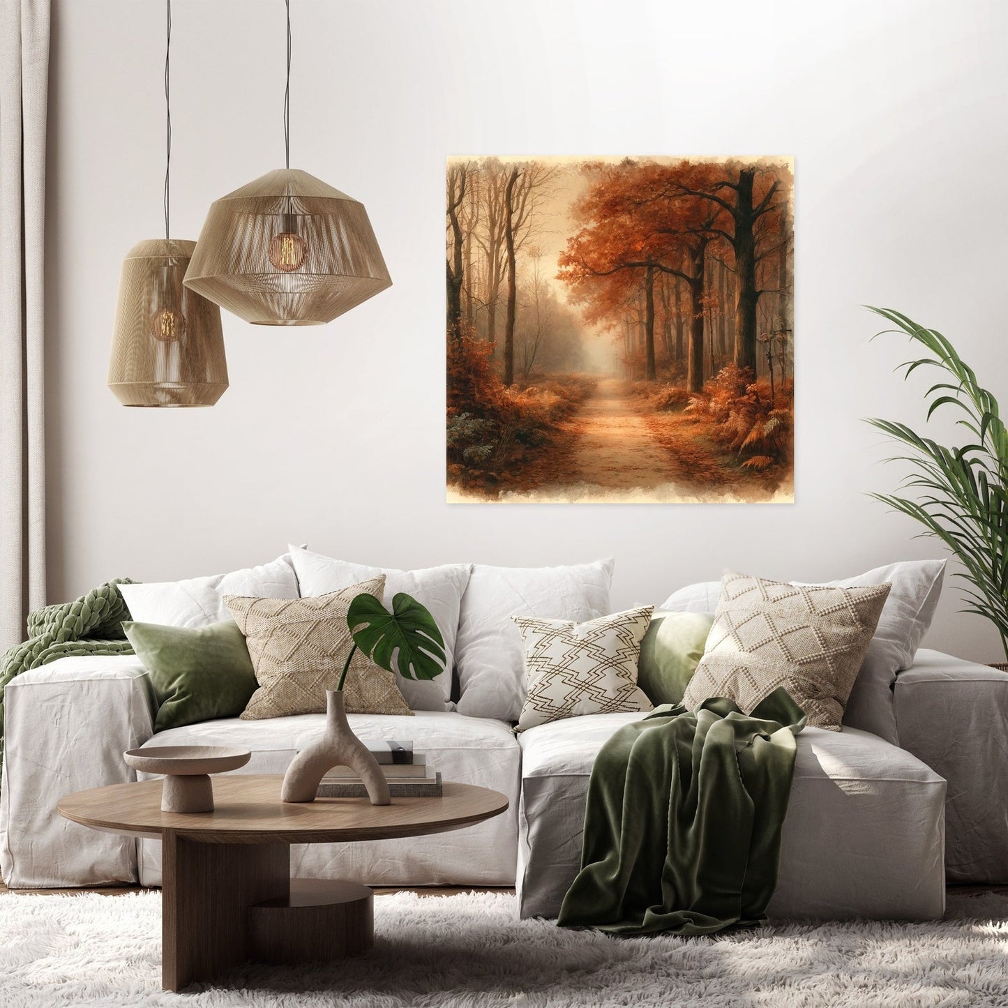 Autumn Pathway Canvas