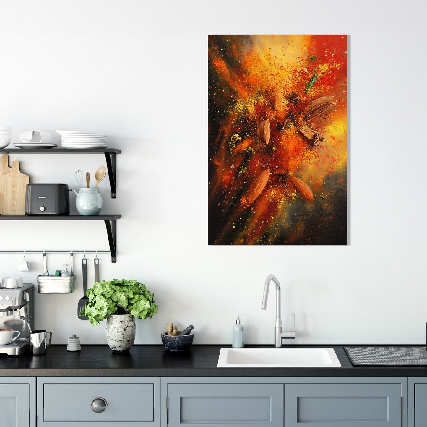 Culinary Whirl Canvas