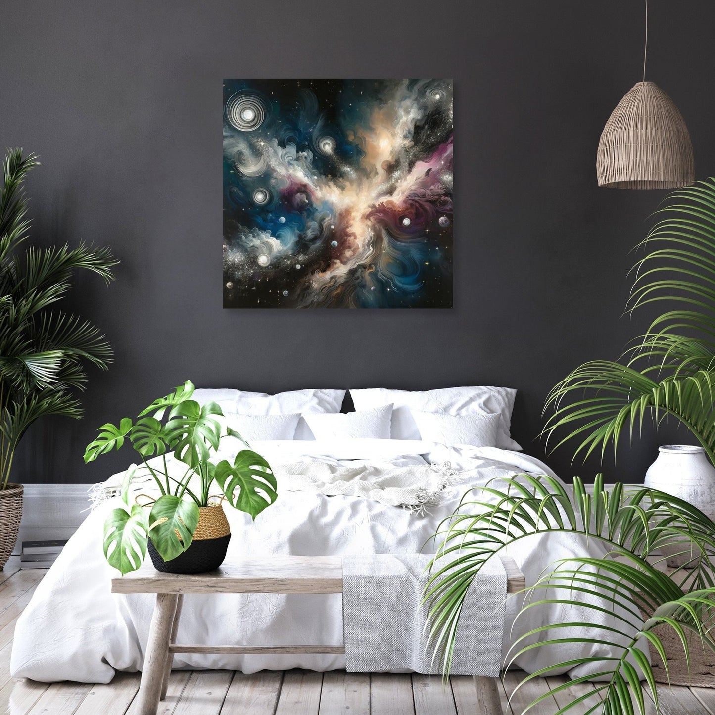 Galactic Whirl Canvas