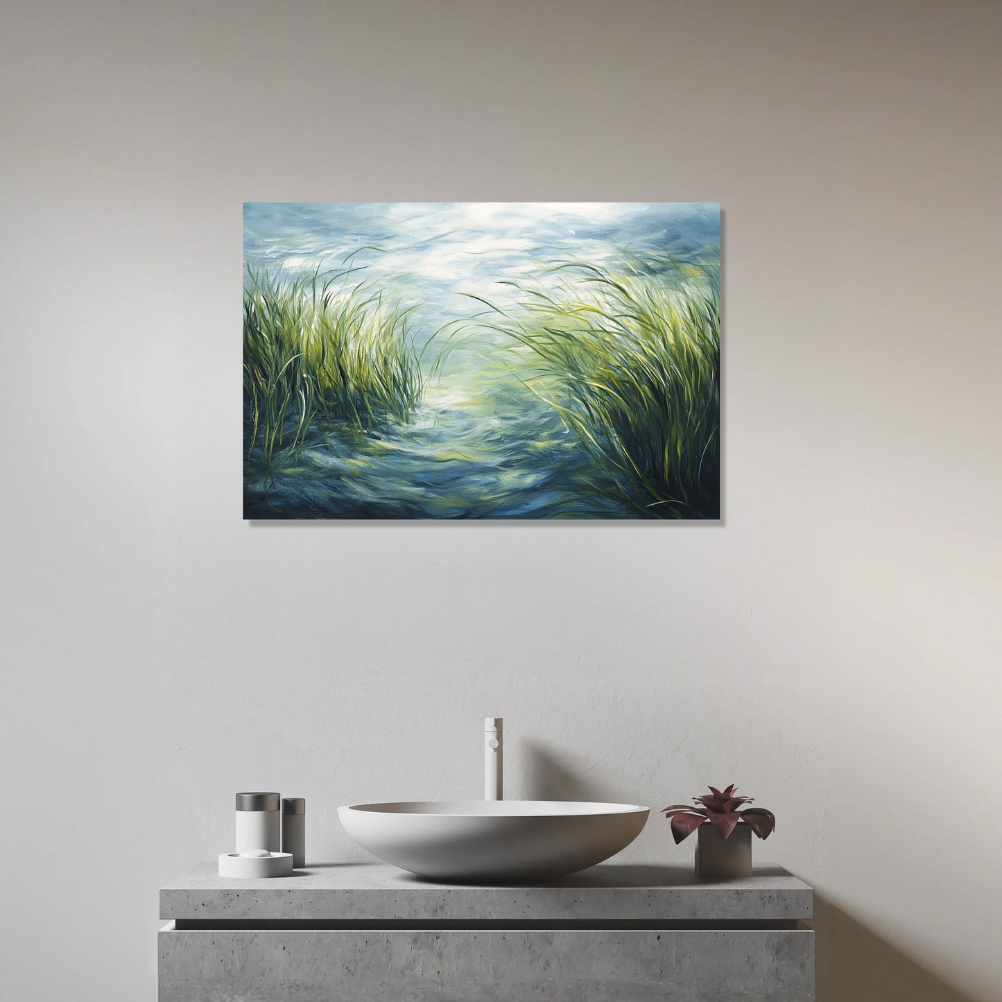 Seagrass Harmony Canvas