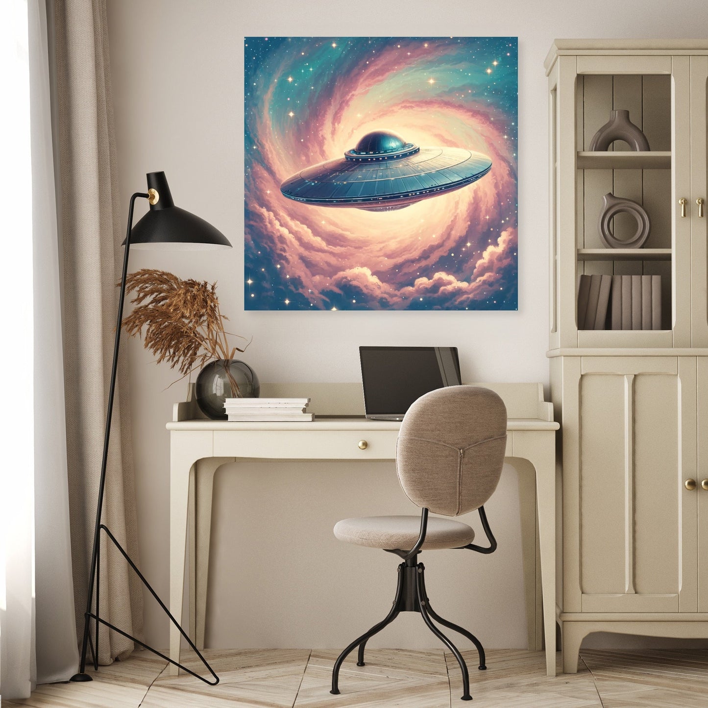 Ethereal UFO Canvas