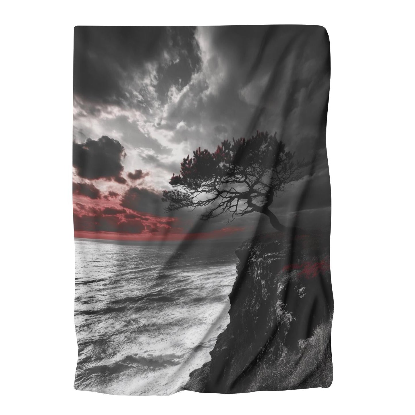 Passionate Sunset Tree Blanket
