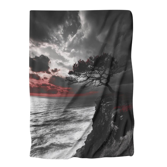 Passionate Sunset Tree Blanket