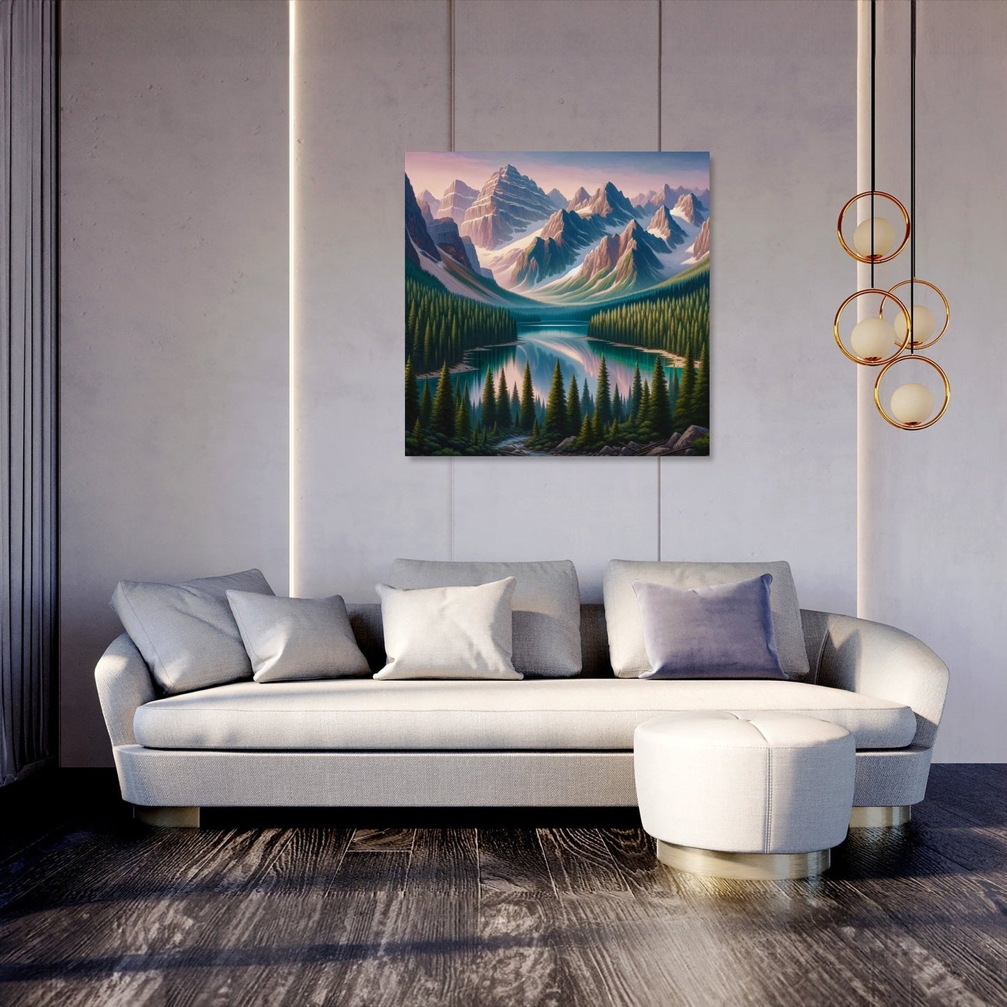 Dawn Mountain Majesty Canvas