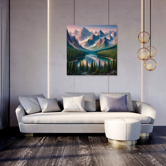 Dawn Mountain Majesty Canvas