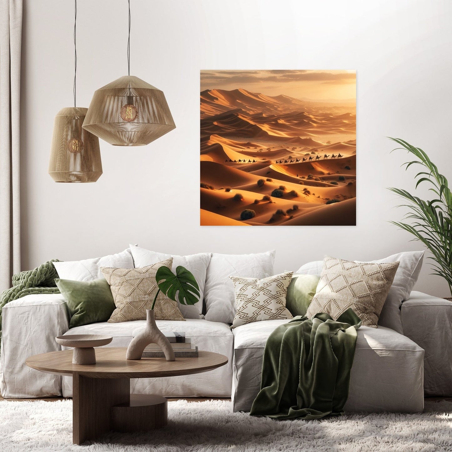 Sahara Sunset Canvas