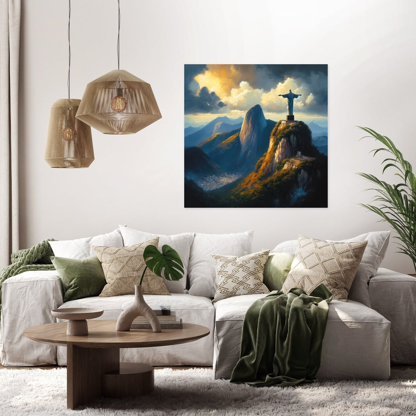 Corcovado Contrast Canvas