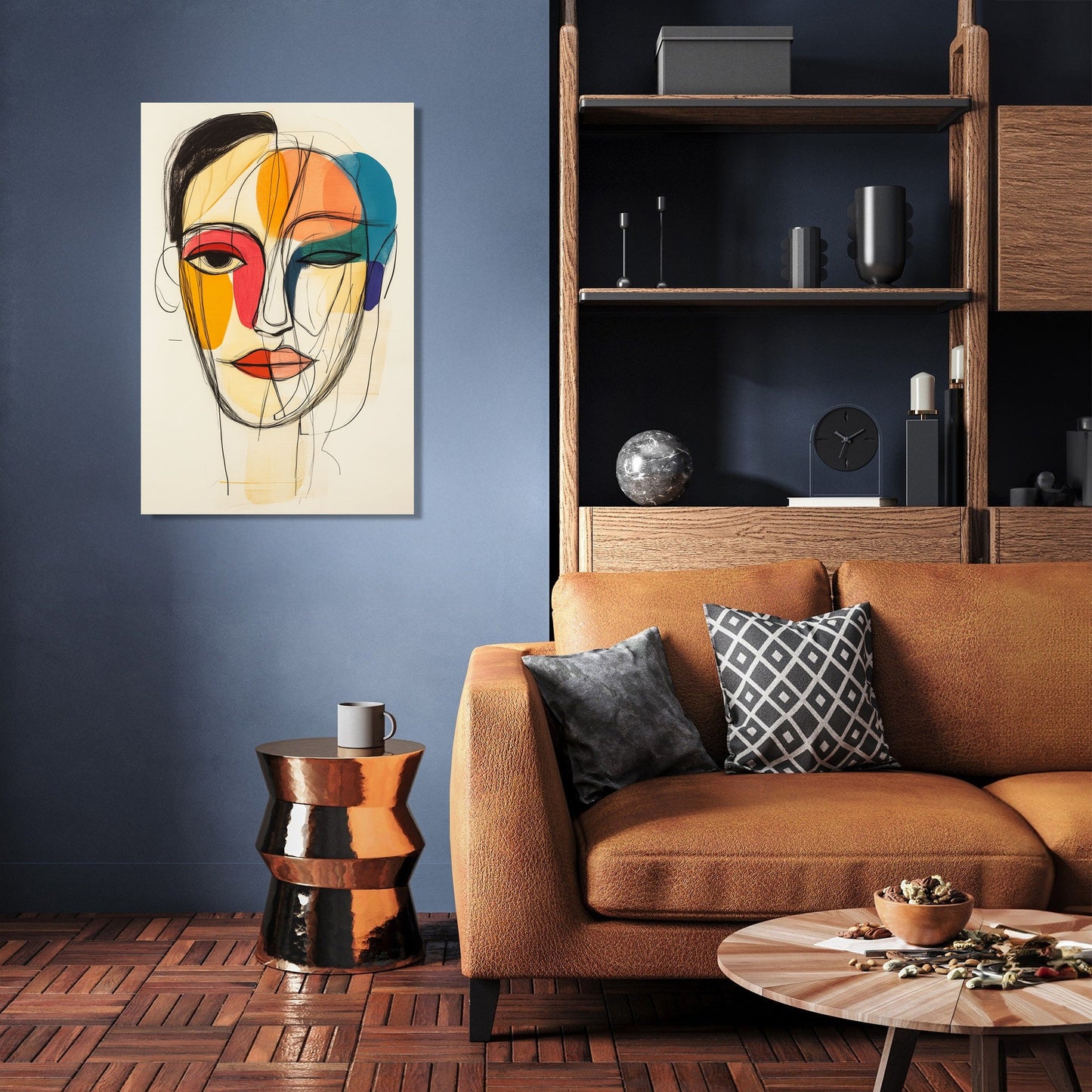 Curved Expressions Canvas