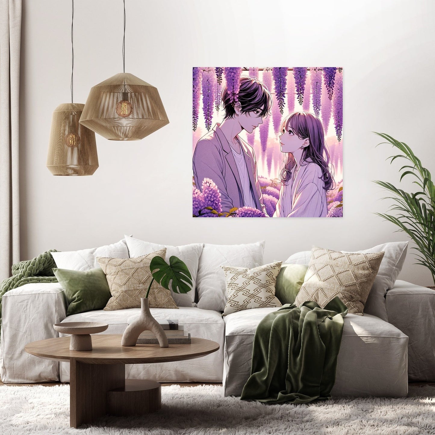 Wisteria Lane Romance Canvas