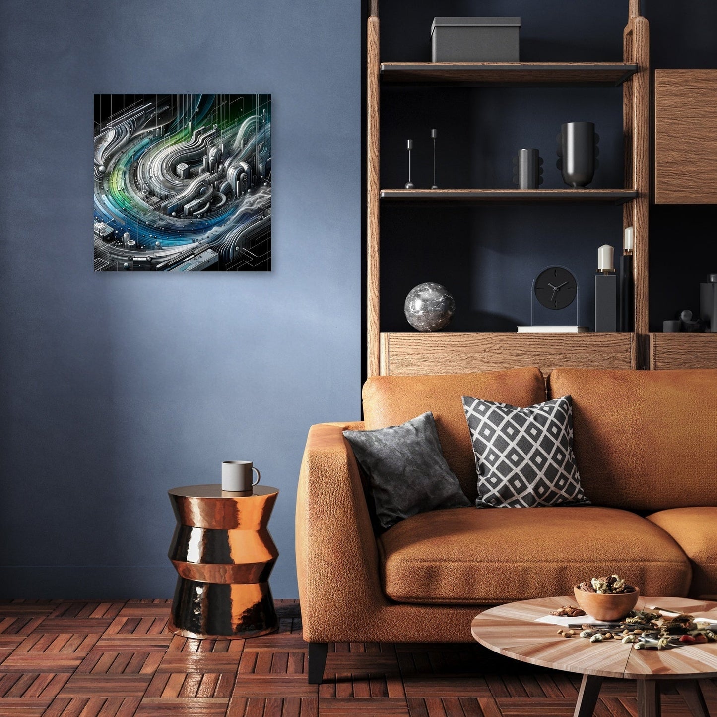 Cybernetic Vista Canvas