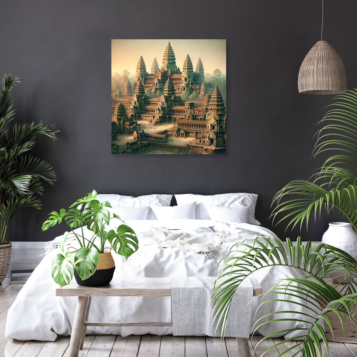 Angkor Wat Tranquility Canvas