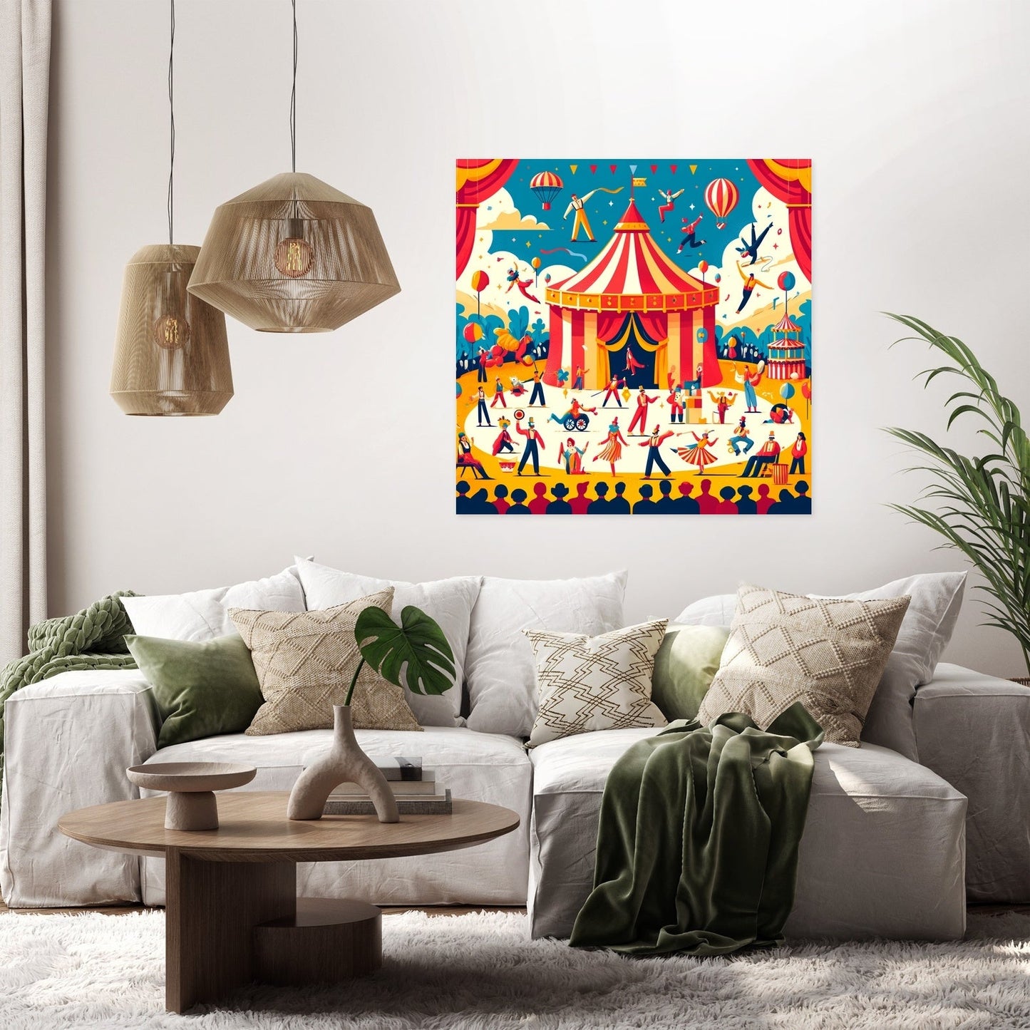 Circus Spectacle Canvas