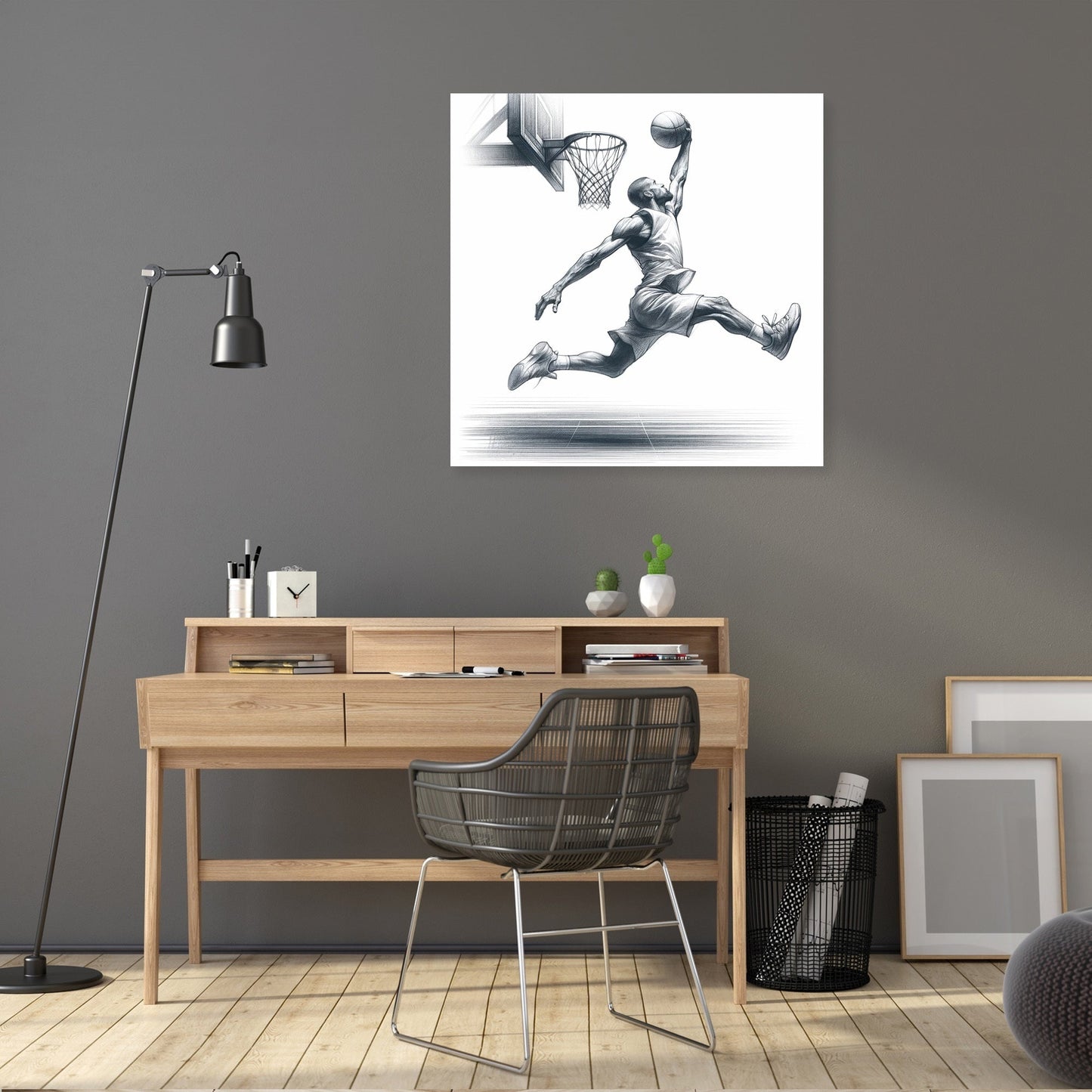 Pencil Dunk Canvas