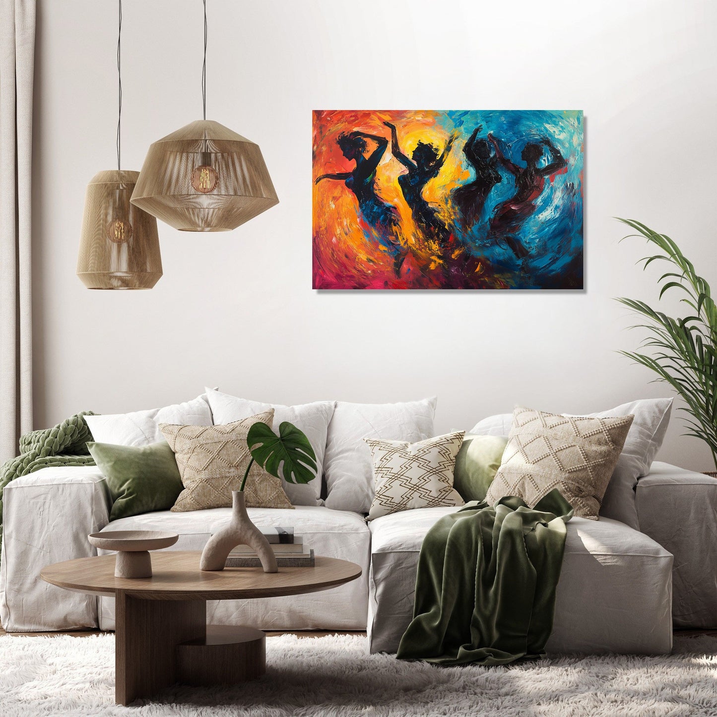 Dynamic Dancers Canvas