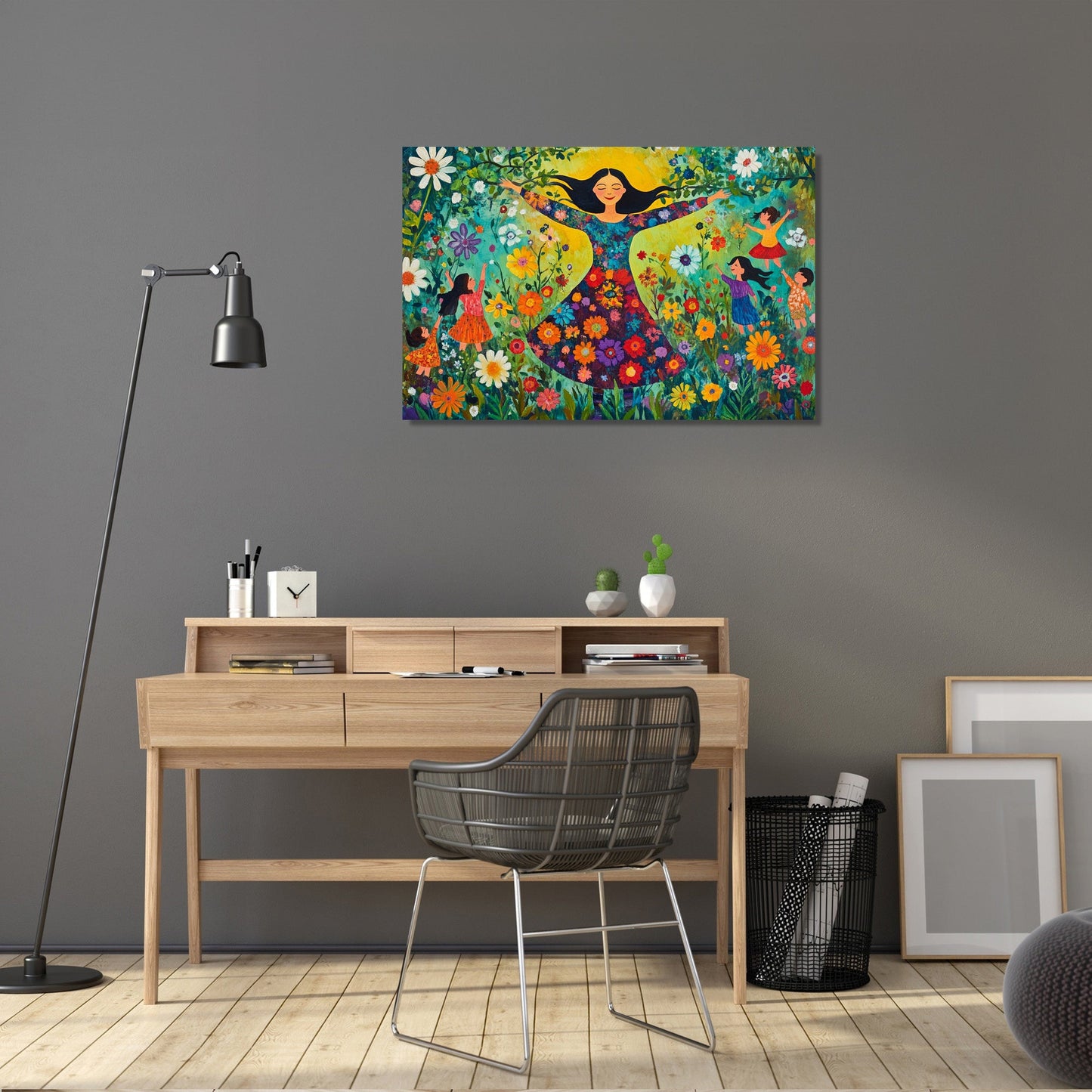 Maternal Garden Canvas