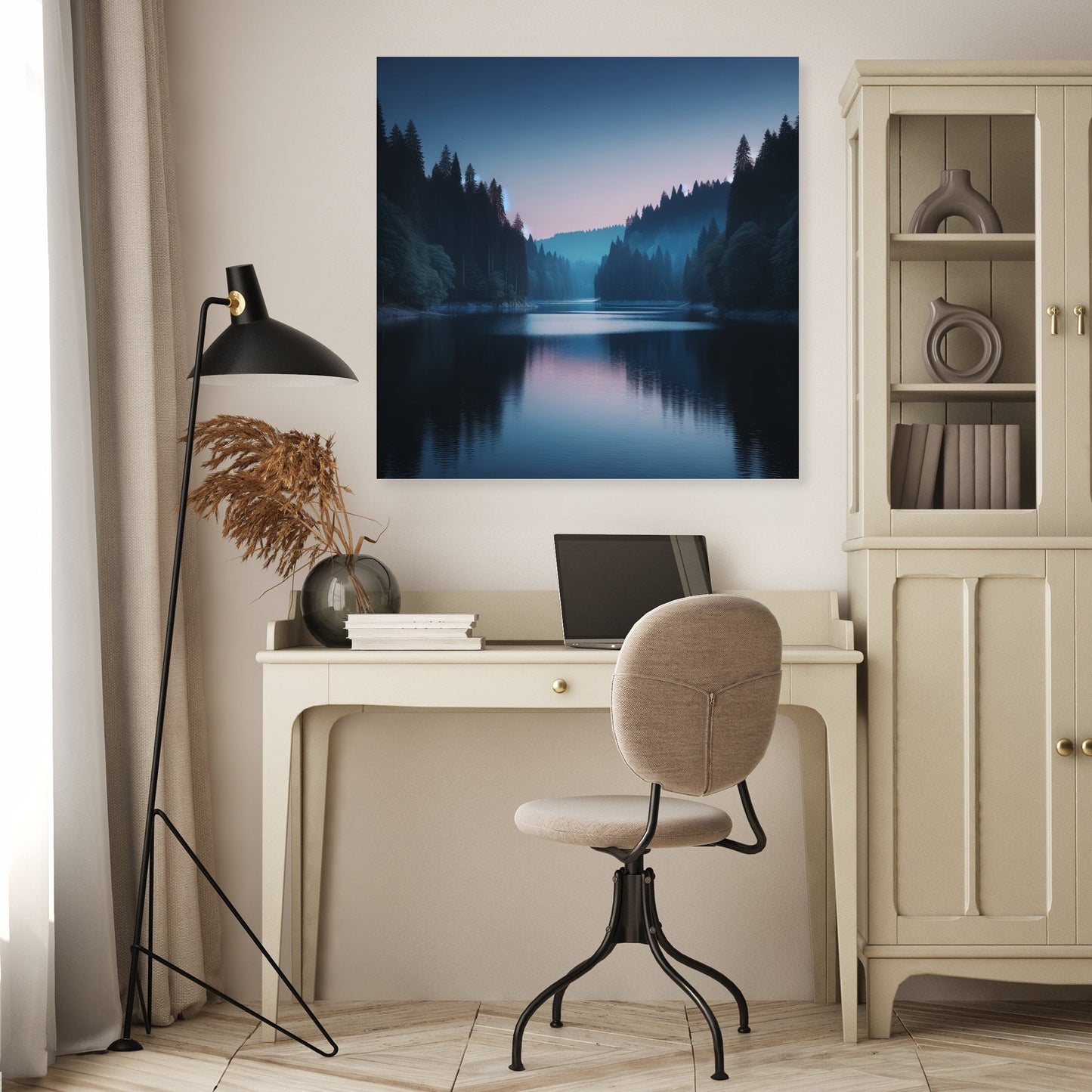Twilight Lake Canvas