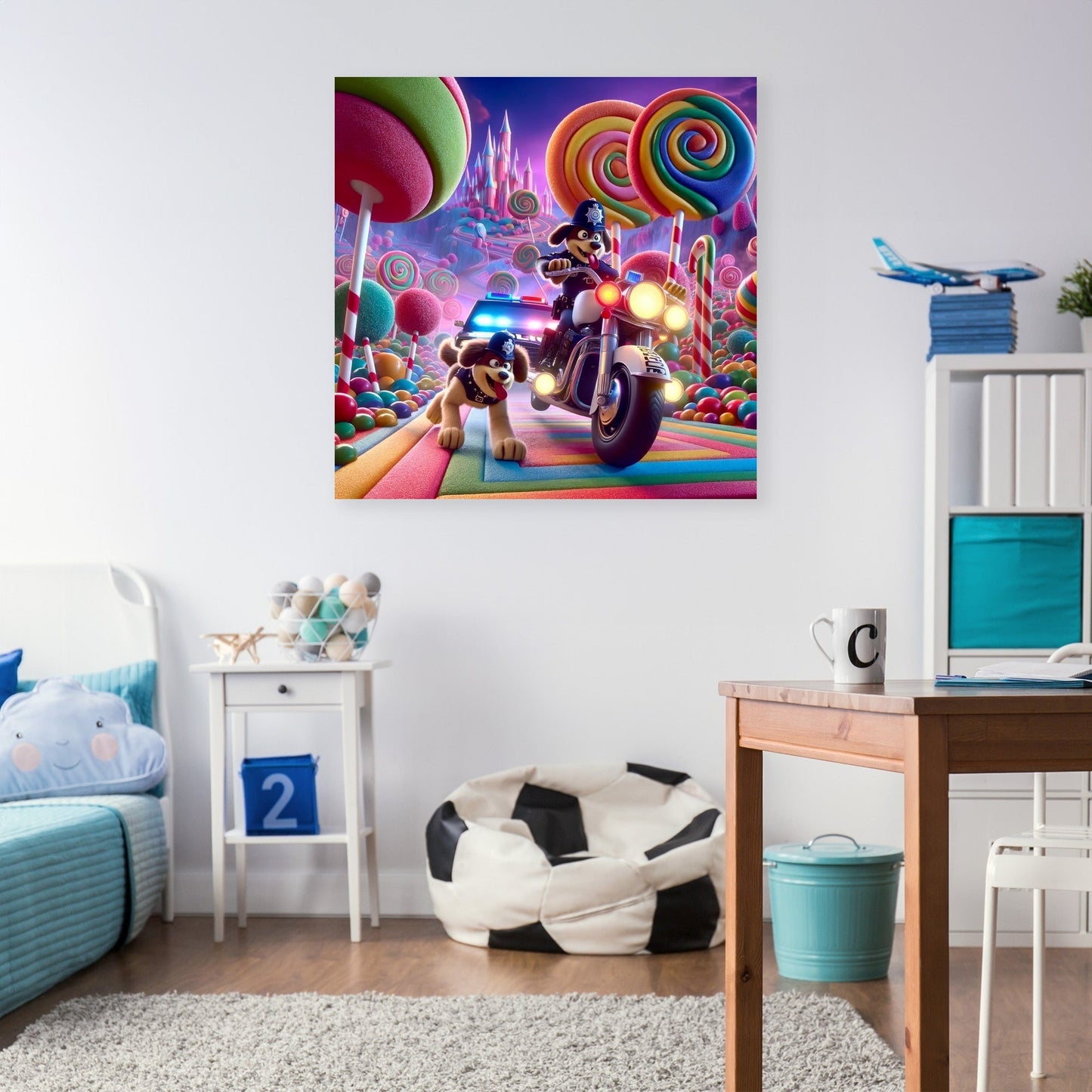 Candyland Chase Canvas