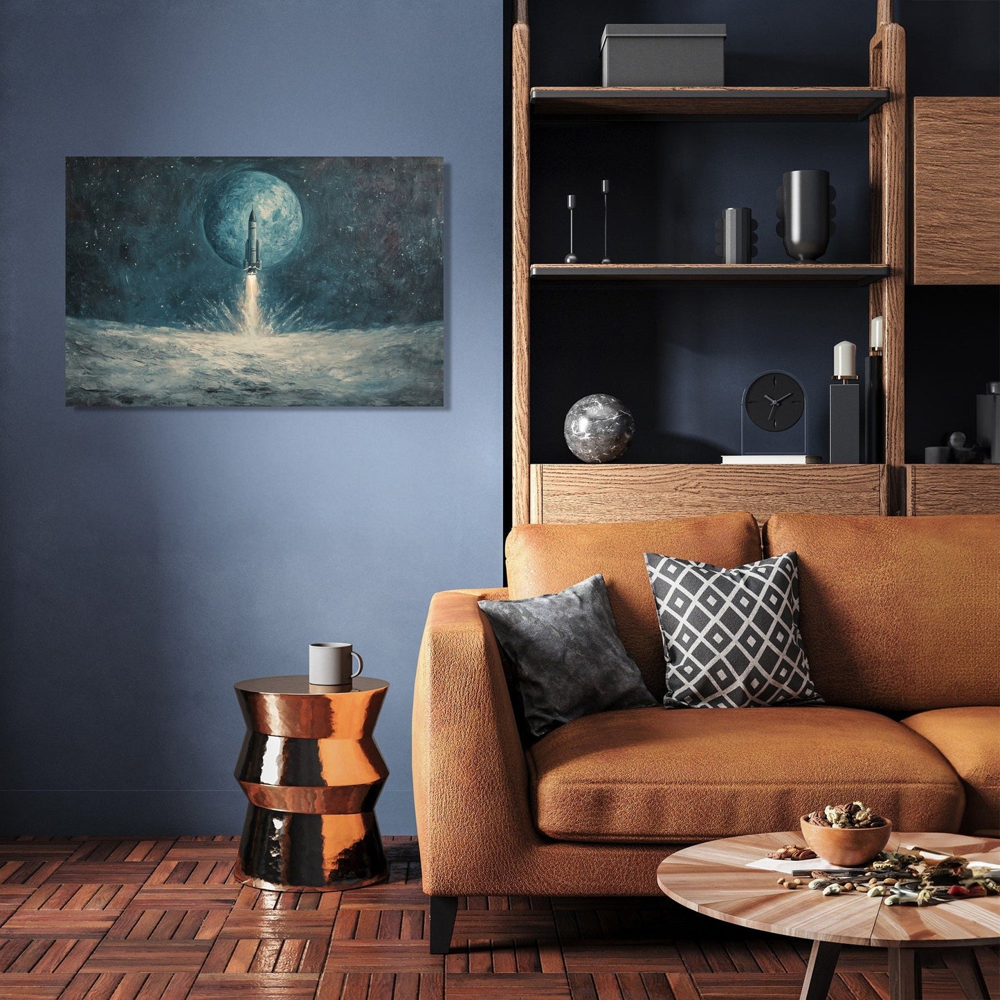Lunar Descent Canvas