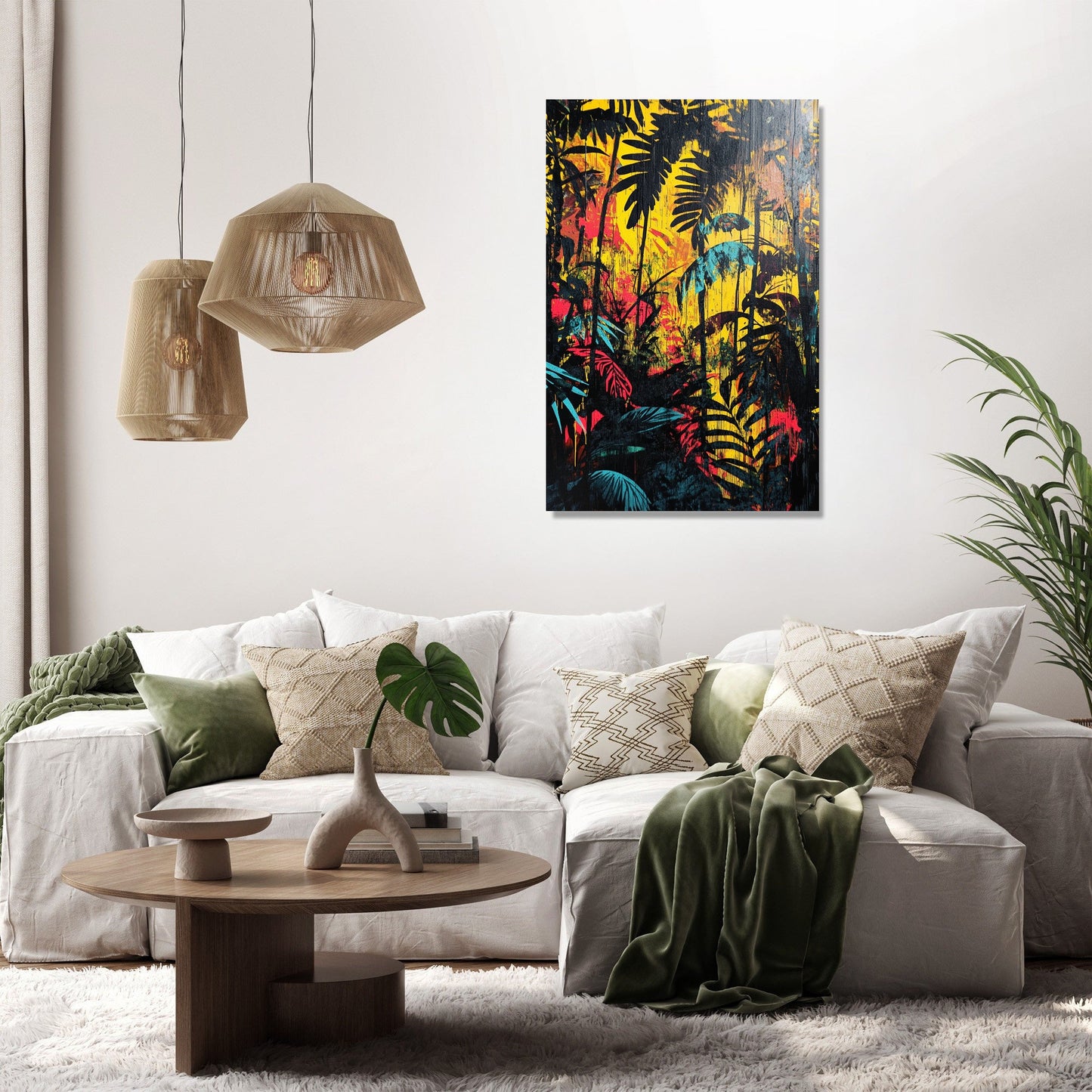 Jungle Graffiti Canvas
