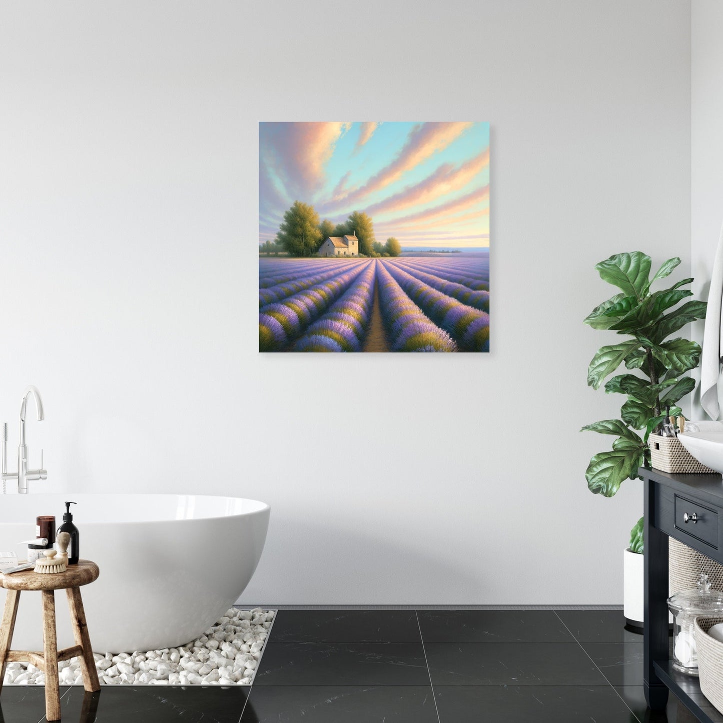 Lavender Fields Harmony Canvas