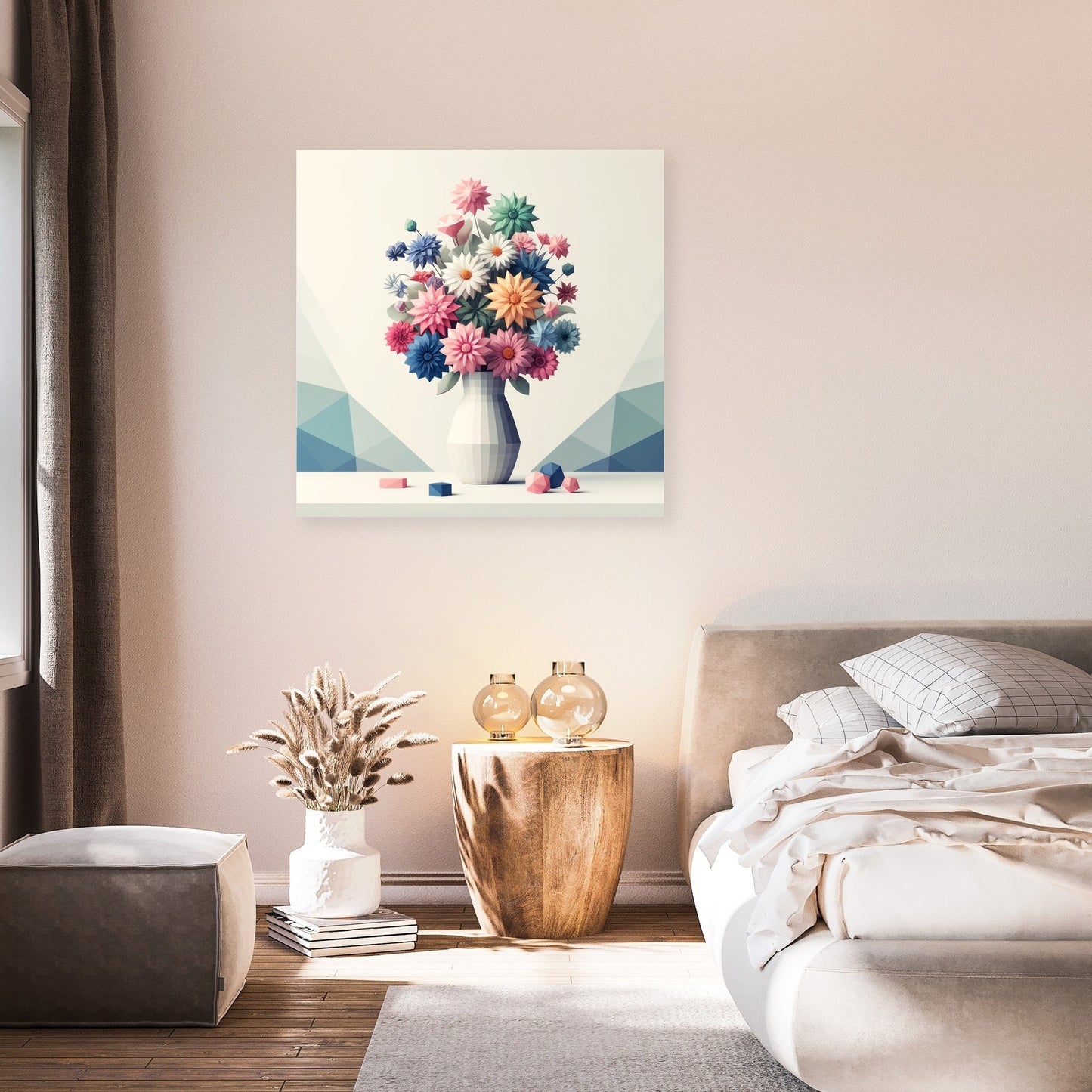 Pastel Geometry Canvas