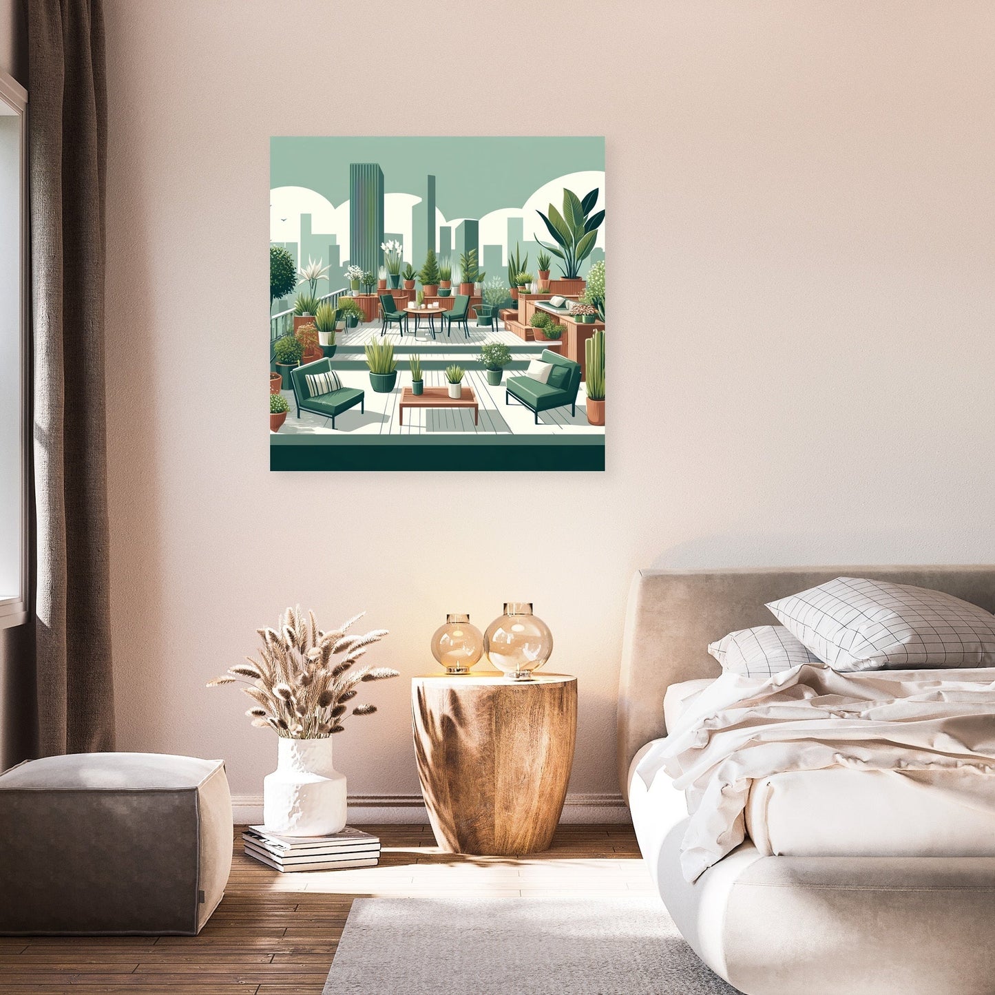 Rooftop Retreat Canvas