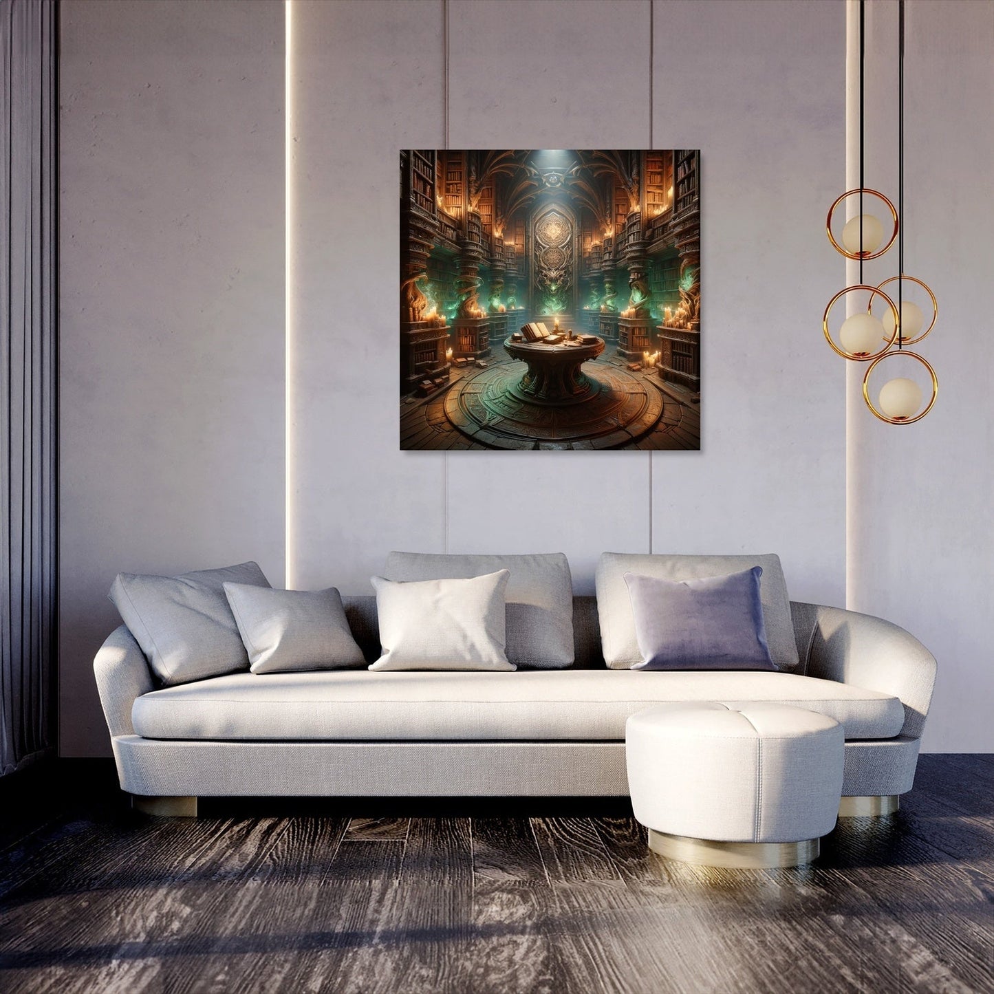 Celestial Radiance Canvas