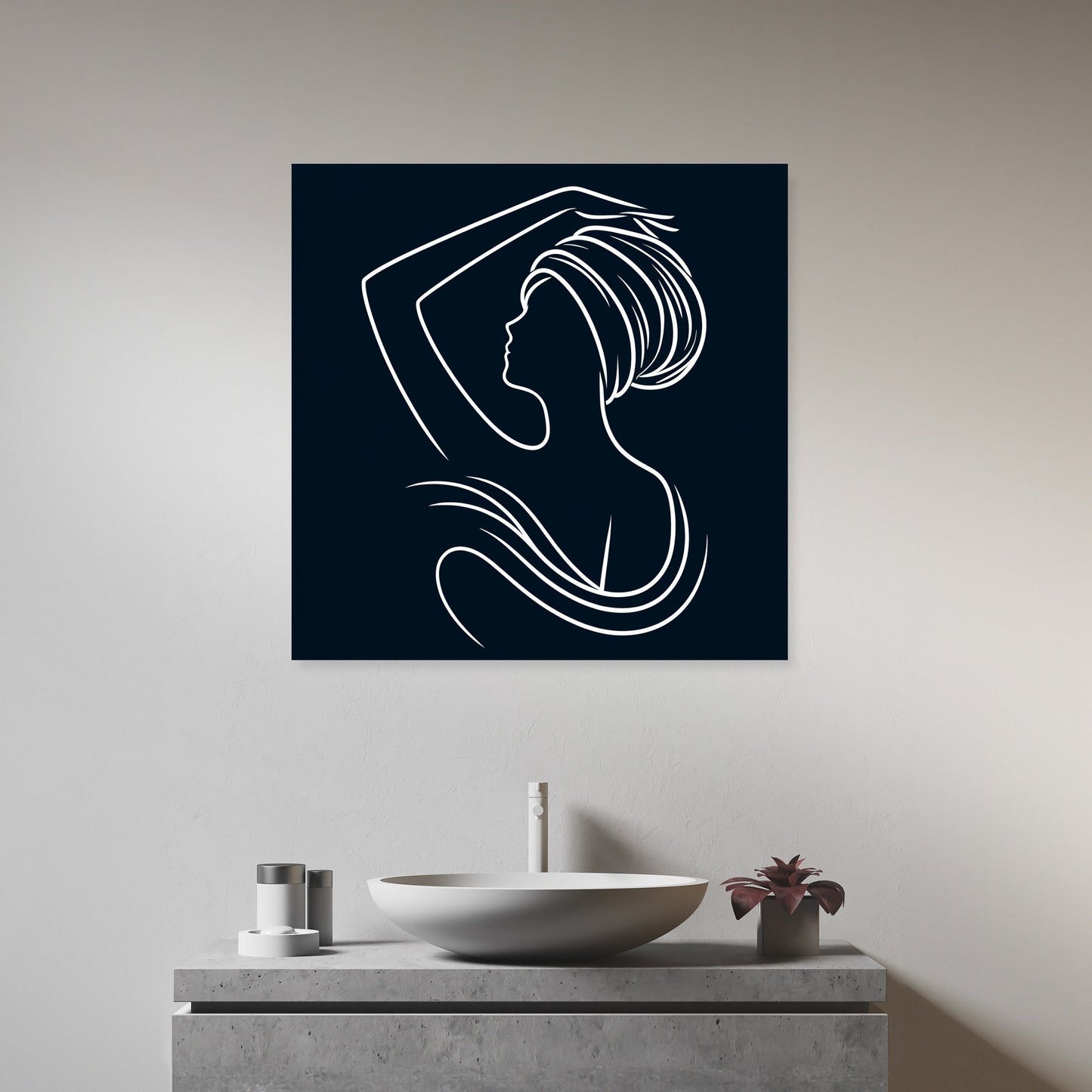 Towel Turban Grace Canvas