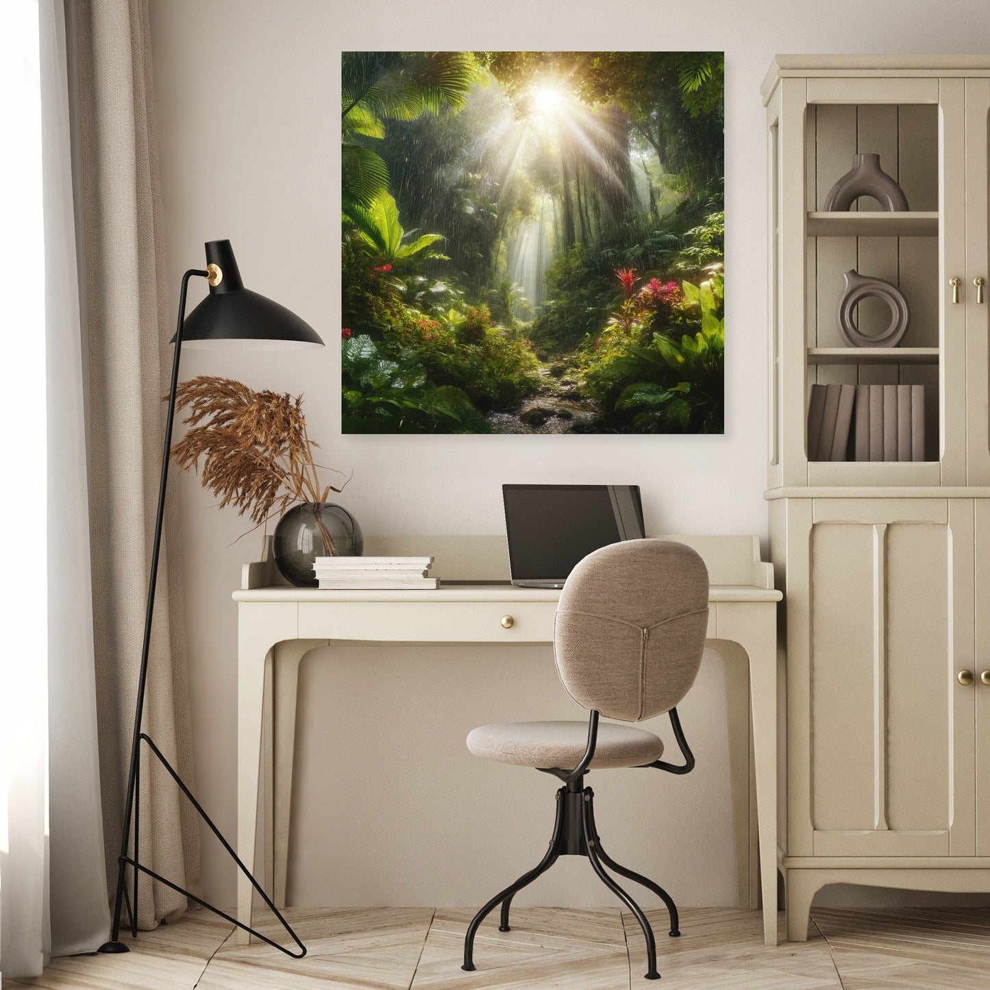 Tropical Rain Shower Canvas